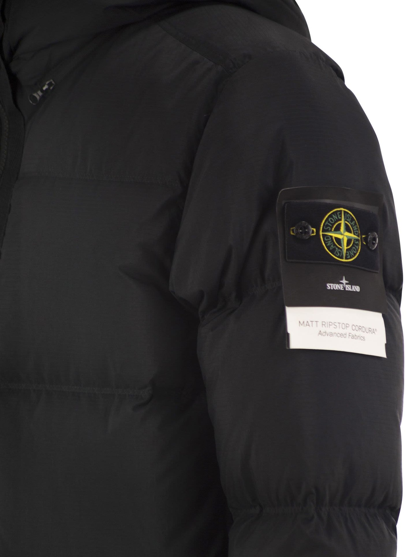 Stone Island Men Matt Ripstop Cordura® Hooded Down Jacket STONE ISLAND