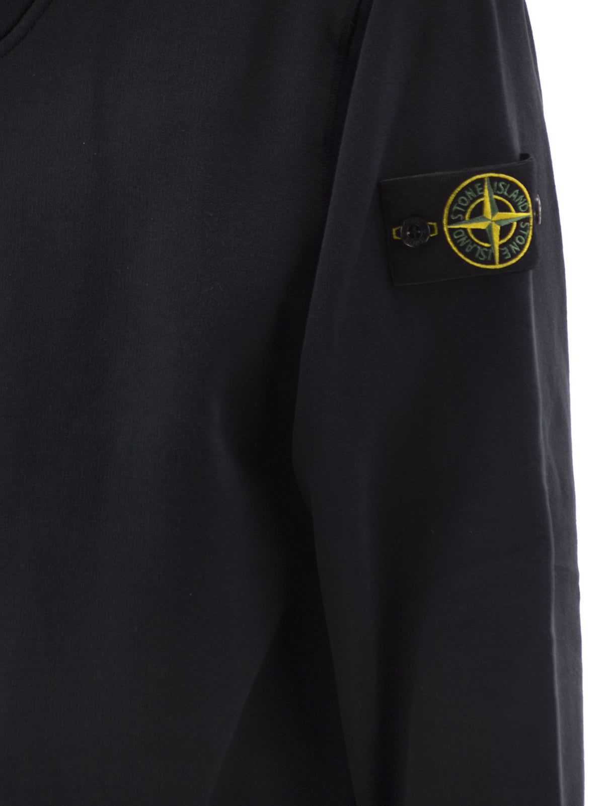 Stone Island Men Cotton Sweatshirt With High Neck And Half Zip STONE ISLAND