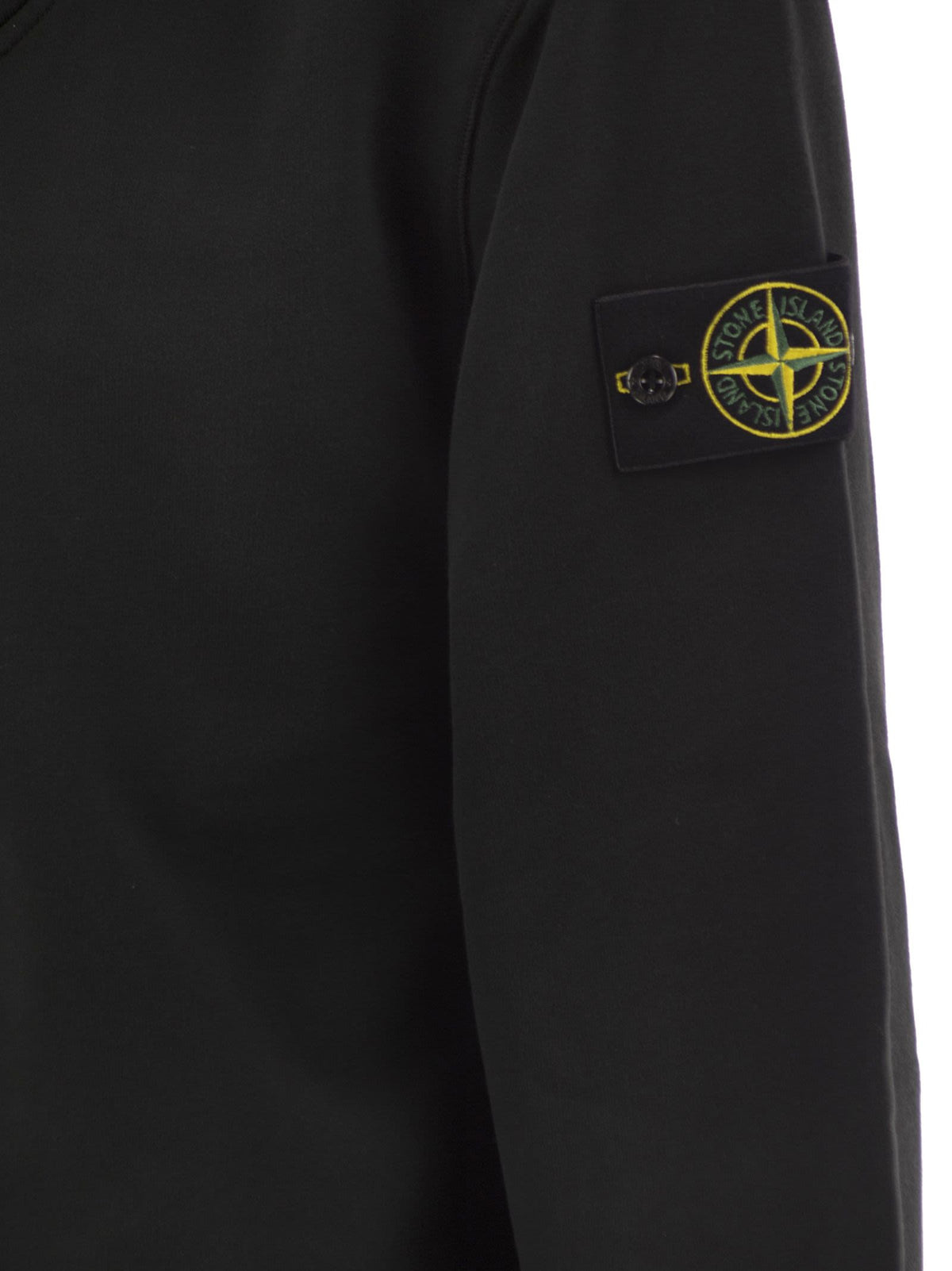 Stone Island Men Cotton Sweatshirt With High Neck And Half Zip STONE ISLAND