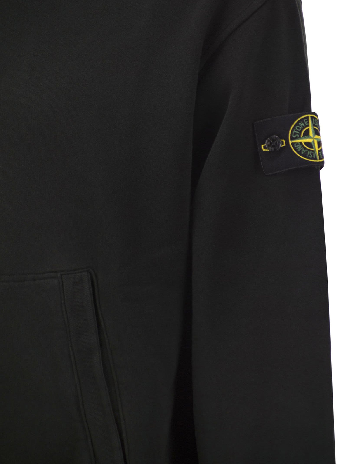 Stone Island Men Oversized Hoodie With Raglan Sleeves STONE ISLAND