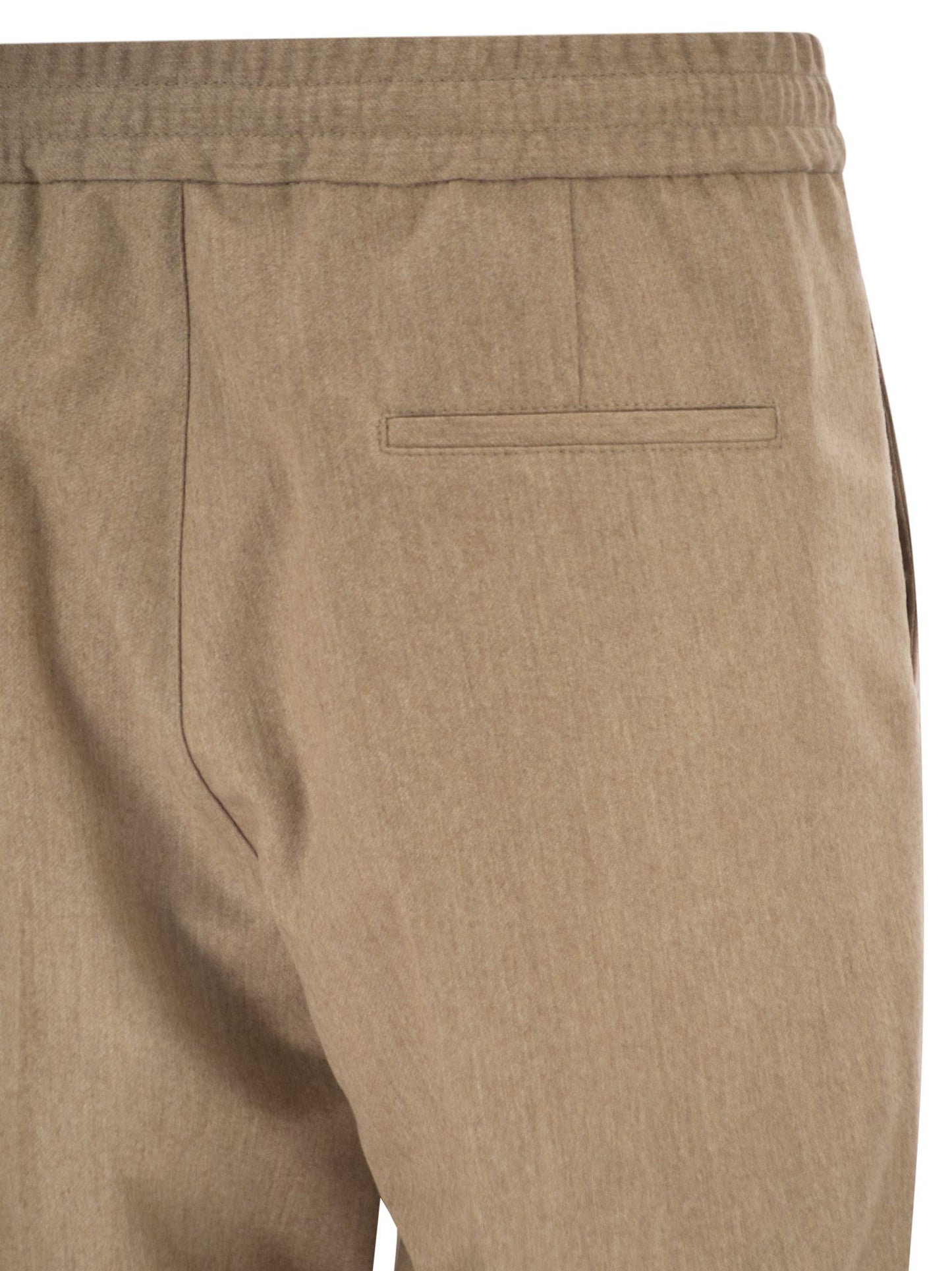 Brunello Cucinelli Men Tailored Jogger Trousers In Virgin Wool BRUNELLO CUCINELLI