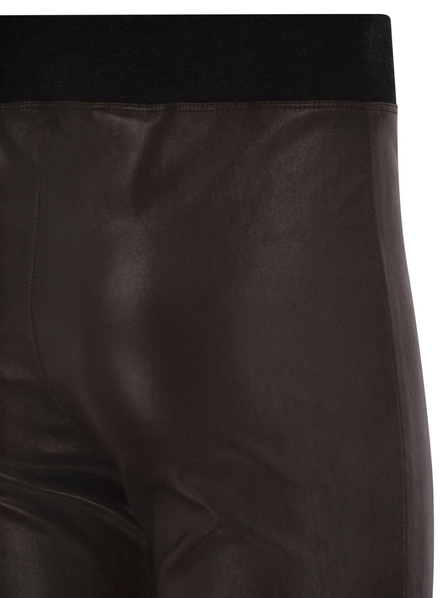 Brunello Cucinelli Women Skinny Fit Stretch Nappa Leather Trousers BRUNELLO CUCINELLI