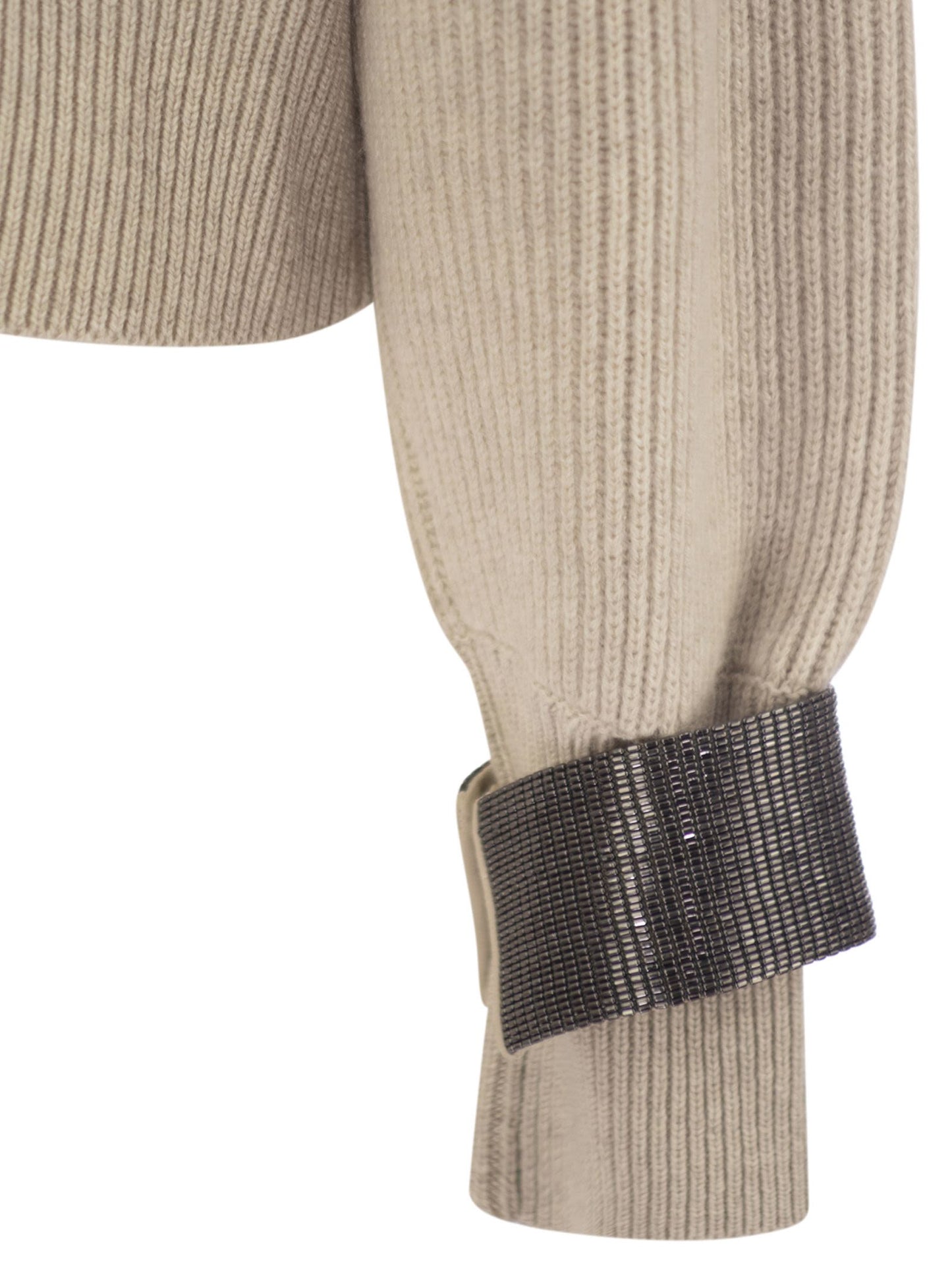 Brunello Cucinelli Women Cashmere Sweater With Shiny Detail BRUNELLO CUCINELLI