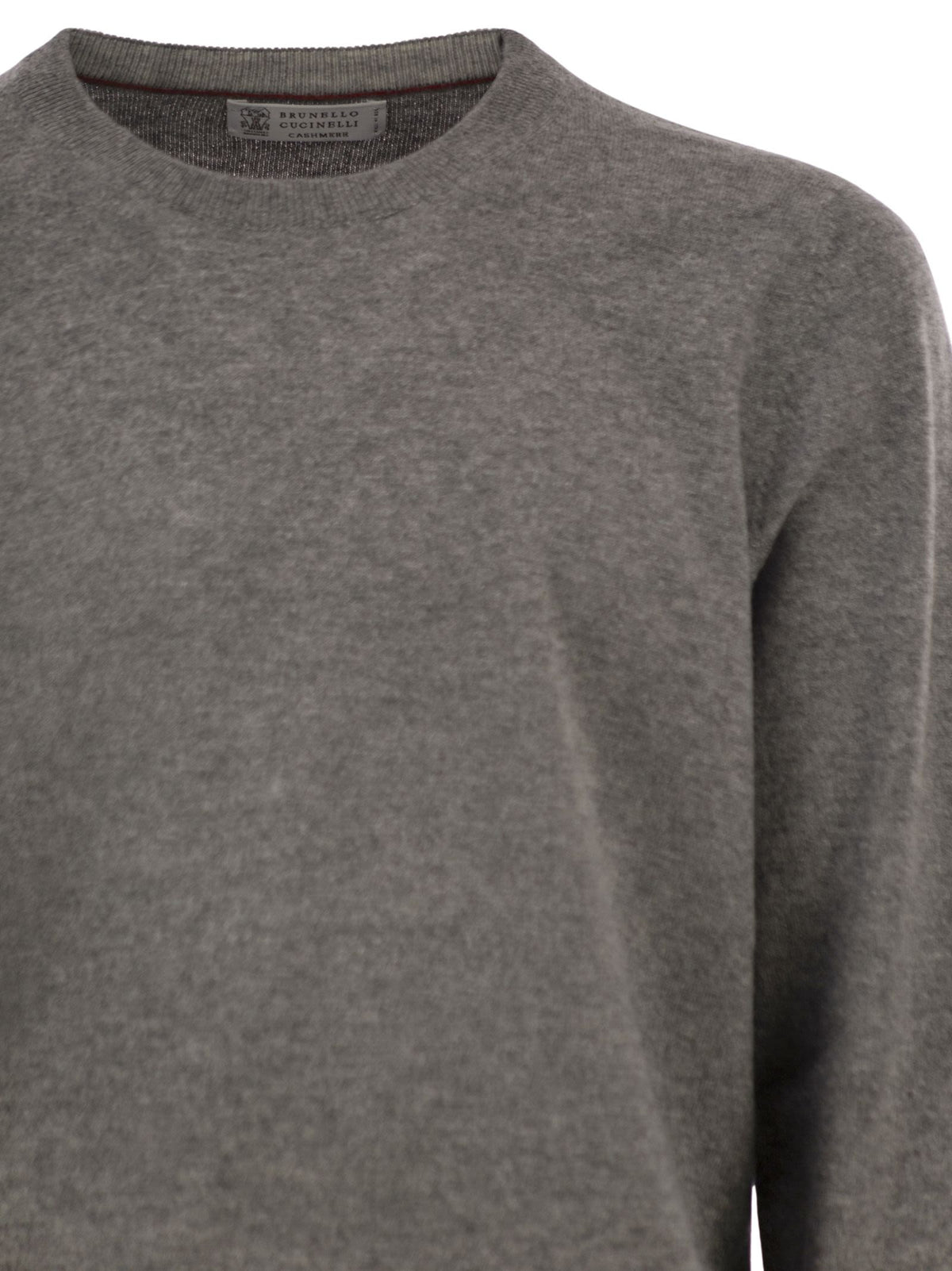 Brunello Cucinelli Men Pure Cashmere Crew-Neck Sweater BRUNELLO CUCINELLI