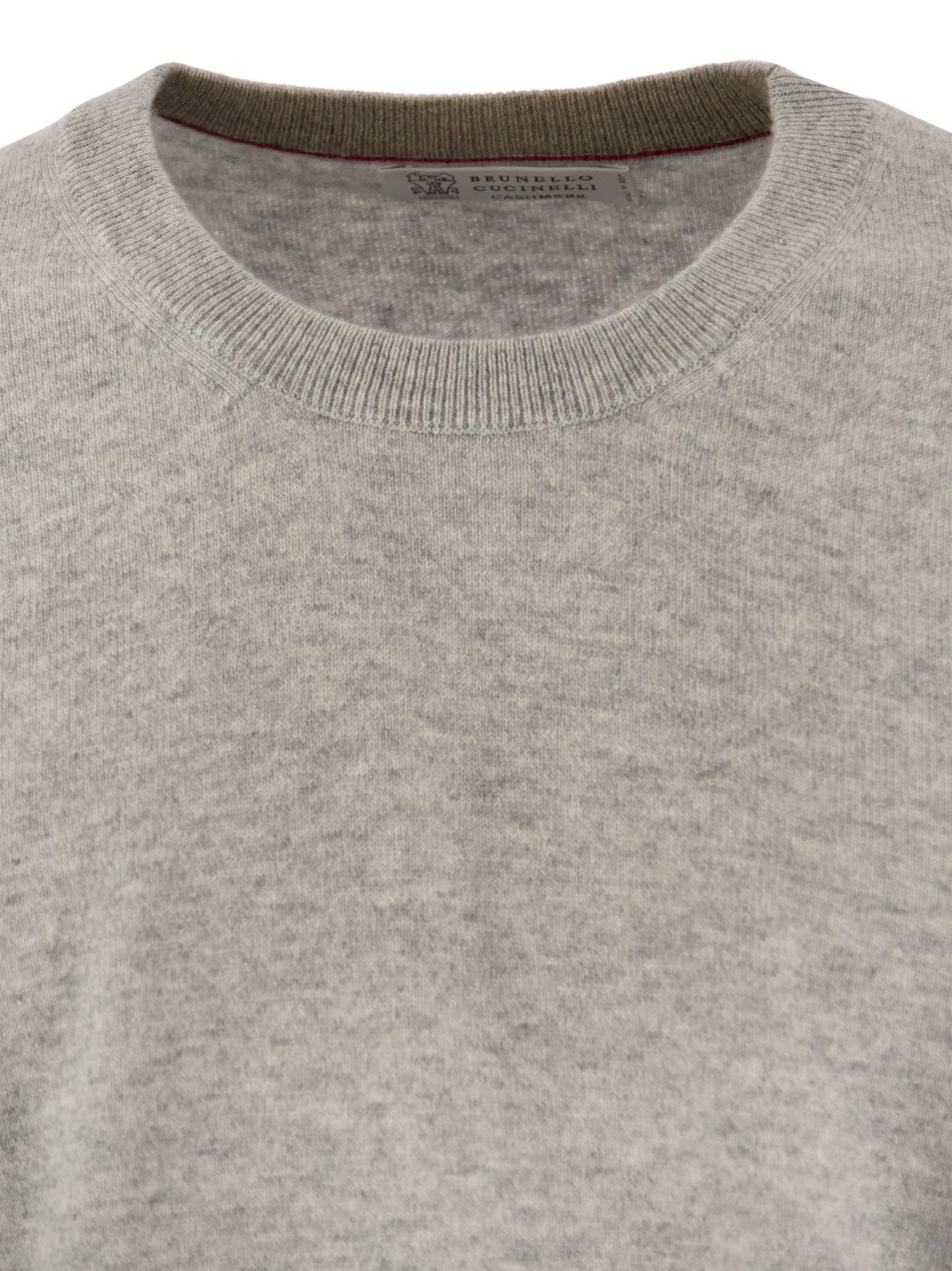 Brunello Cucinelli Men Pure Cashmere Crew-Neck Sweater BRUNELLO CUCINELLI