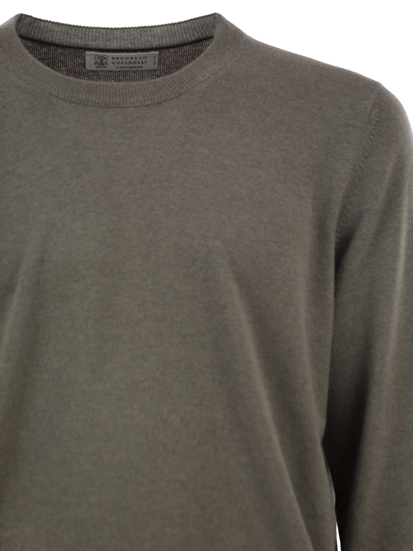 Brunello Cucinelli Men Pure Cashmere Crew-Neck Sweater BRUNELLO CUCINELLI
