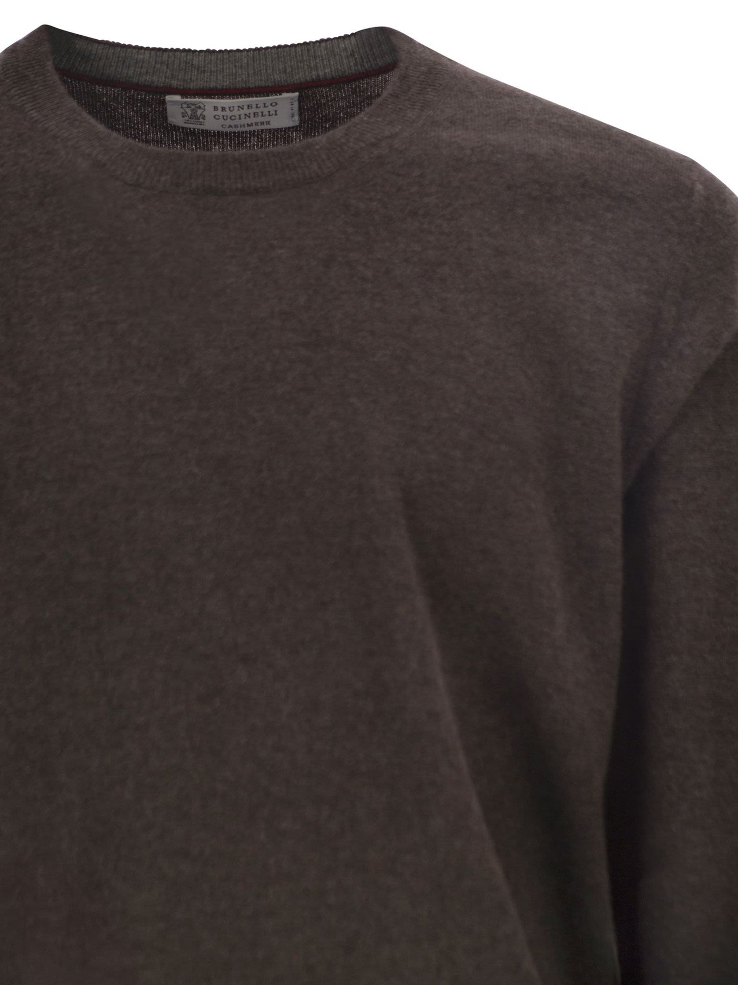 Brunello Cucinelli Men Pure Cashmere Crew-Neck Sweater BRUNELLO CUCINELLI