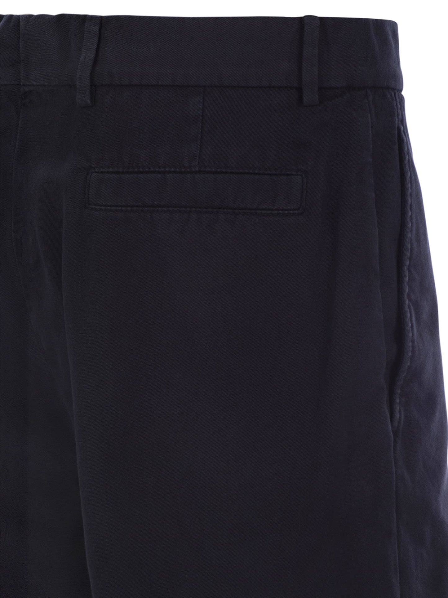 Brunello Cucinelli Men Cotton Gabardine Bermuda Shorts BRUNELLO CUCINELLI