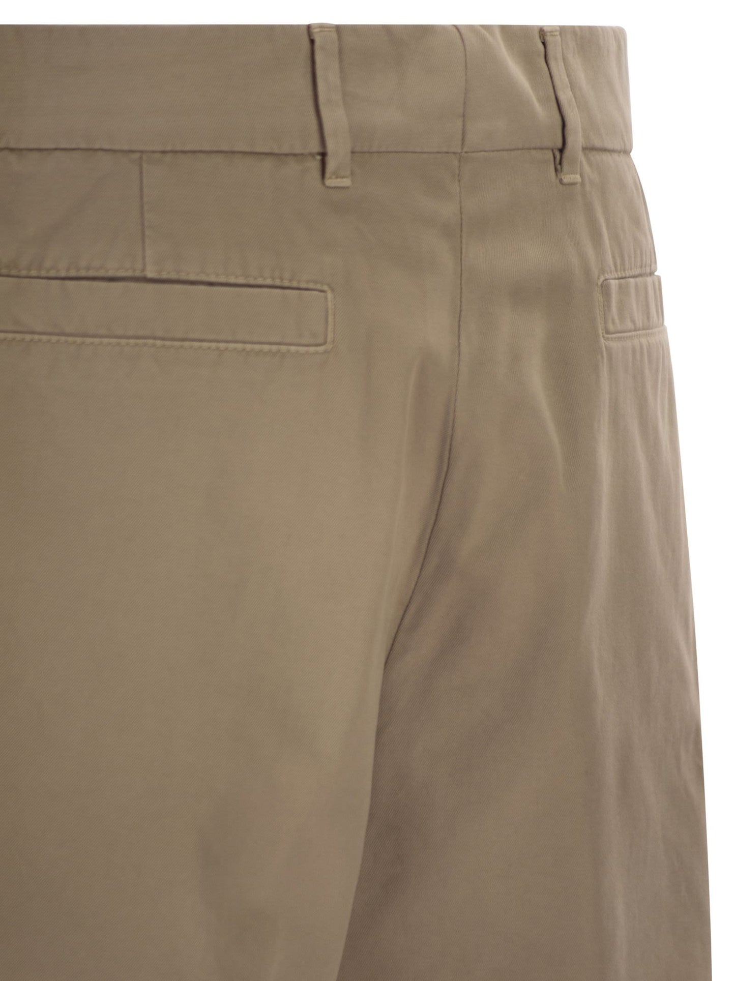 Brunello Cucinelli Men Cotton Gabardine Bermuda Shorts BRUNELLO CUCINELLI