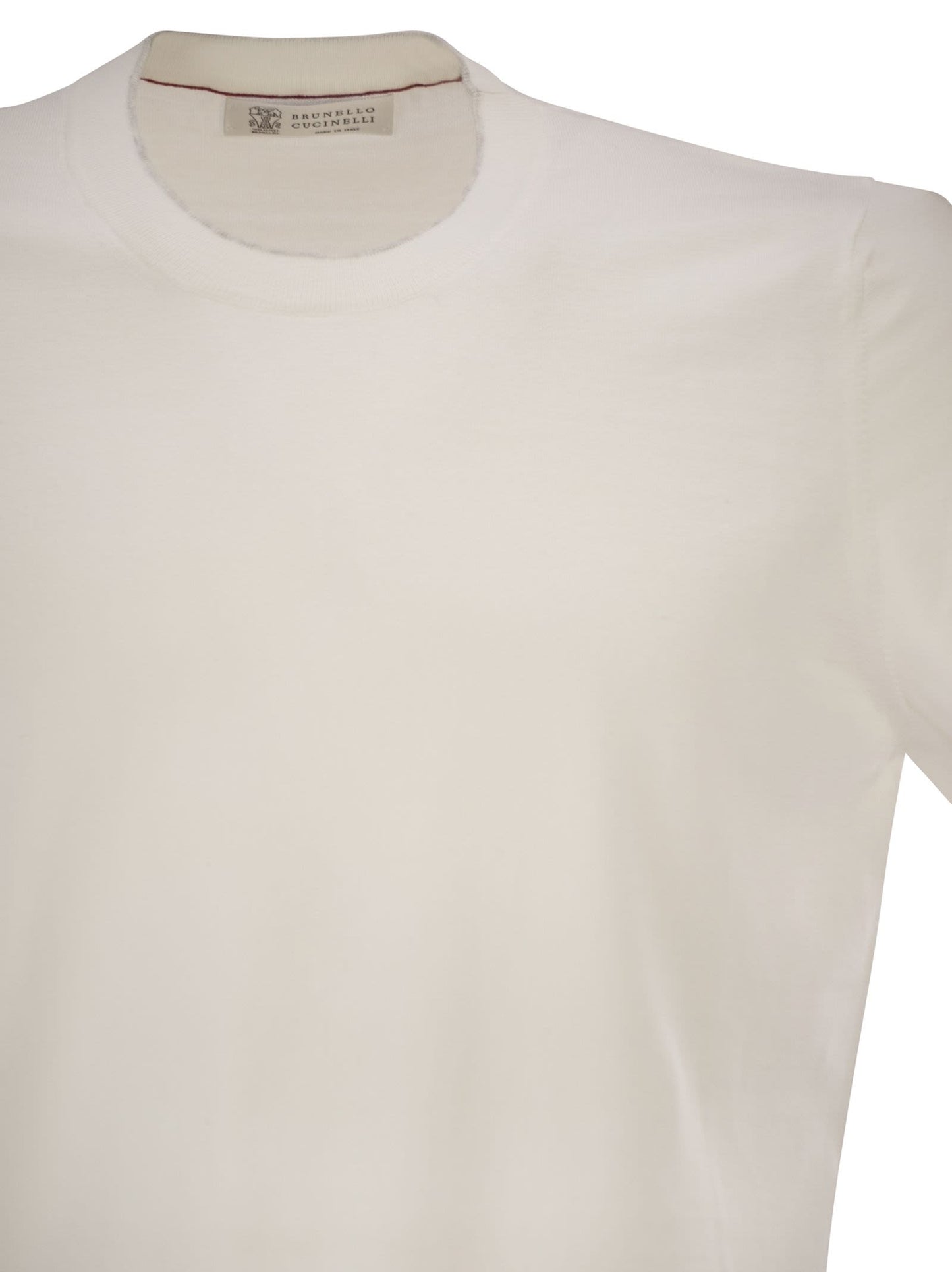 Brunello Cucinelli Men Short-Sleeved Cotton Jersey BRUNELLO CUCINELLI