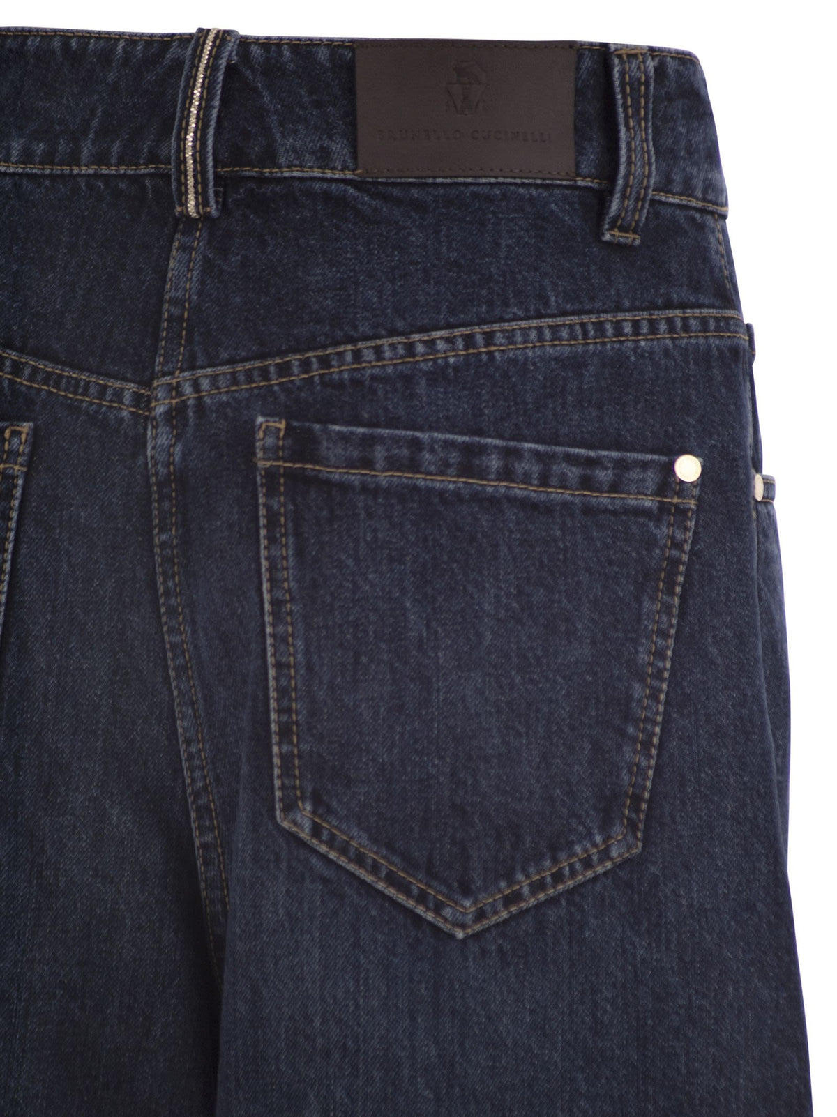 Brunello Cucinelli Women Wide-Leg Cotton Denim Jeans BRUNELLO CUCINELLI