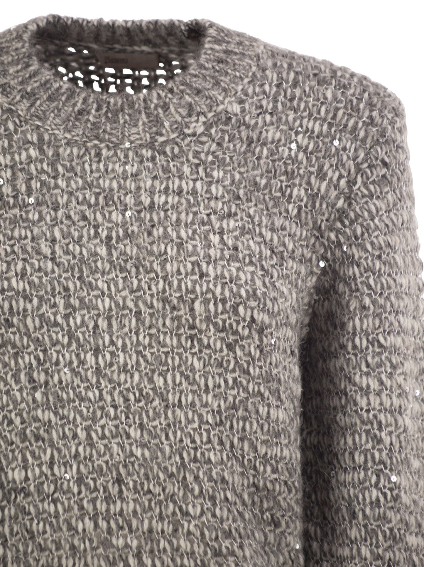 Herno Women Alpaca-Blend Jumper With Sequins