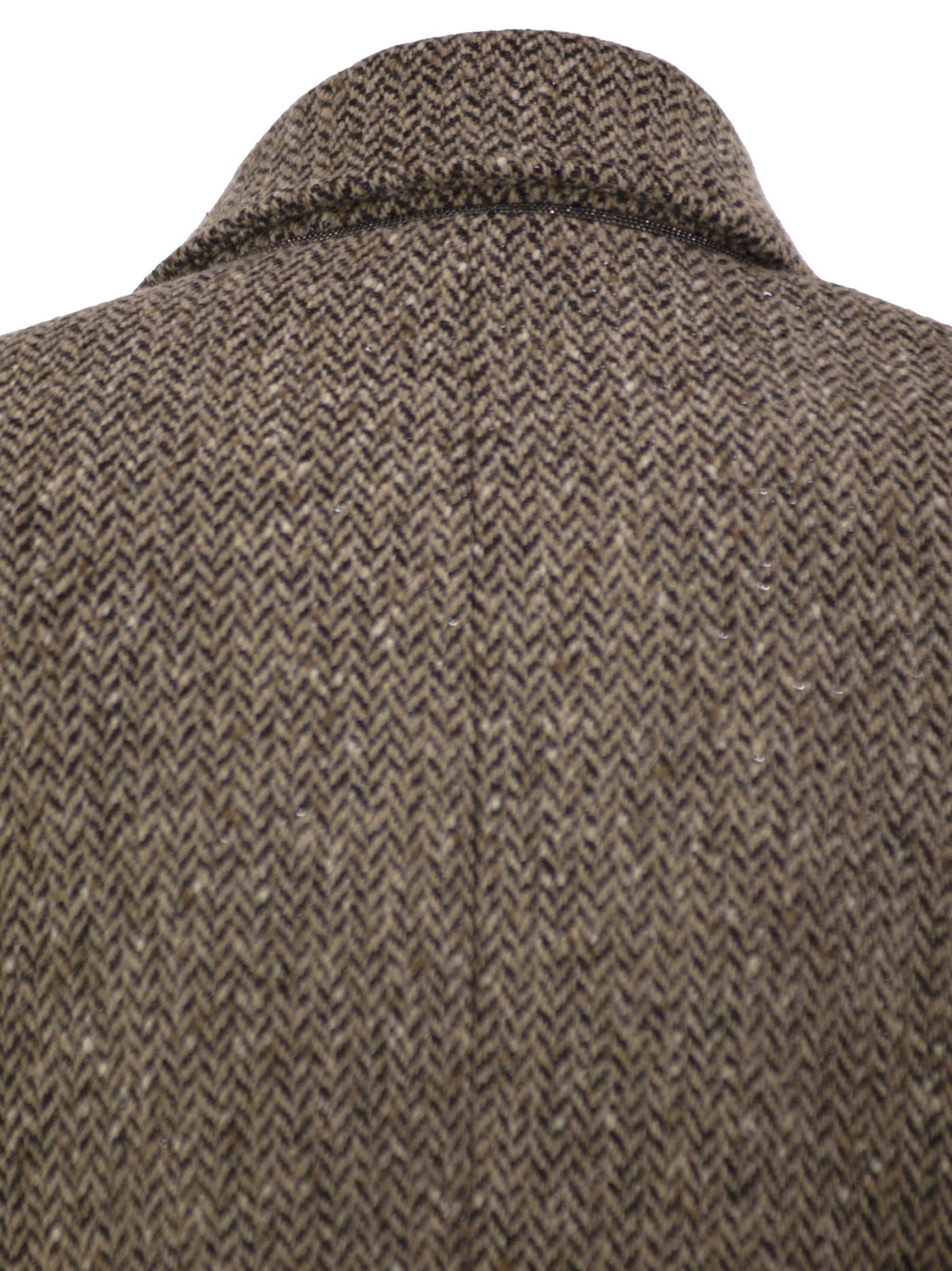 Brunello Cucinelli Women Double-Breasted Herringbone Blazer With Subtle Shimmer BRUNELLO CUCINELLI