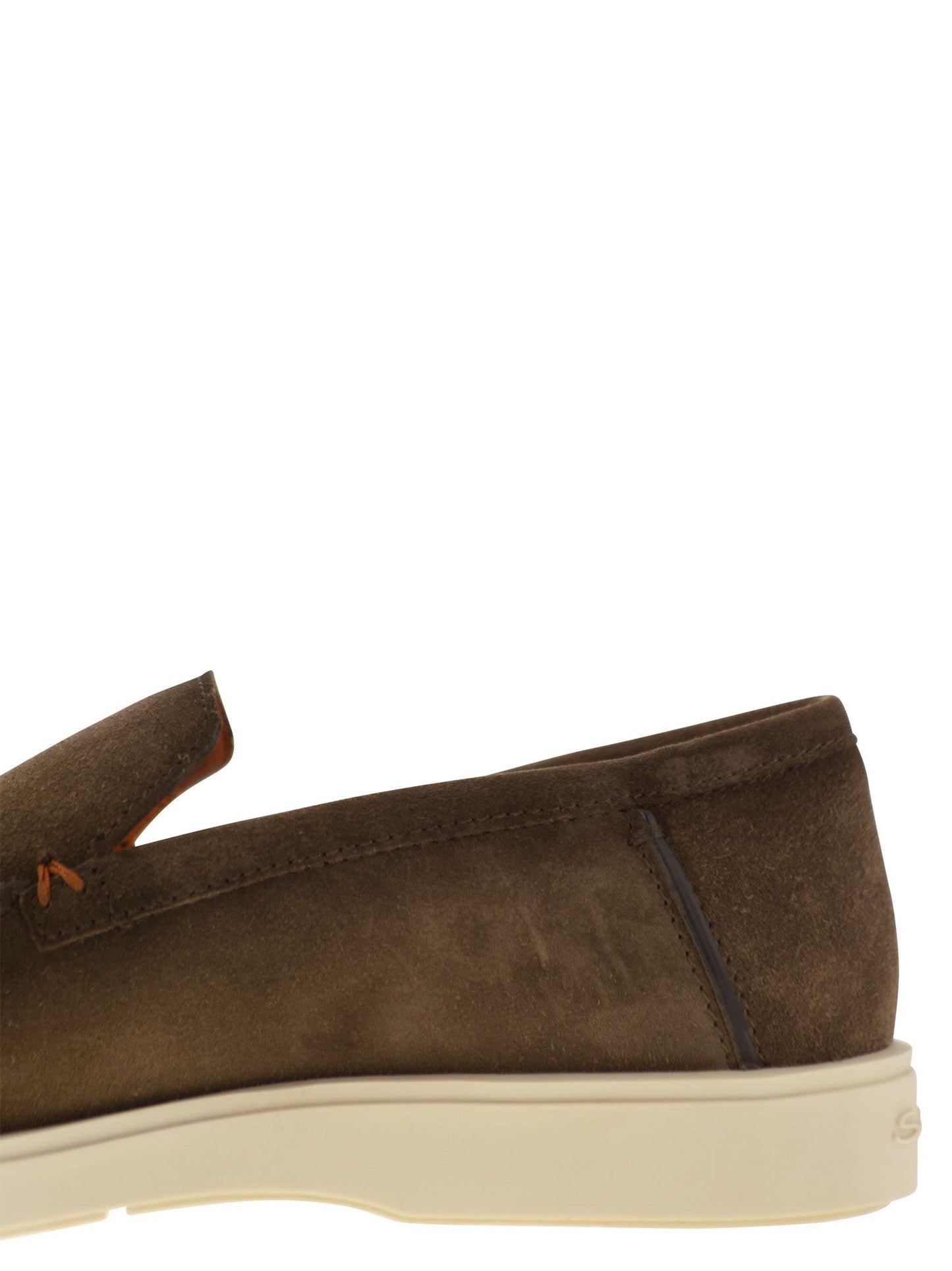 Santoni Men Suede Moccasin SANTONI