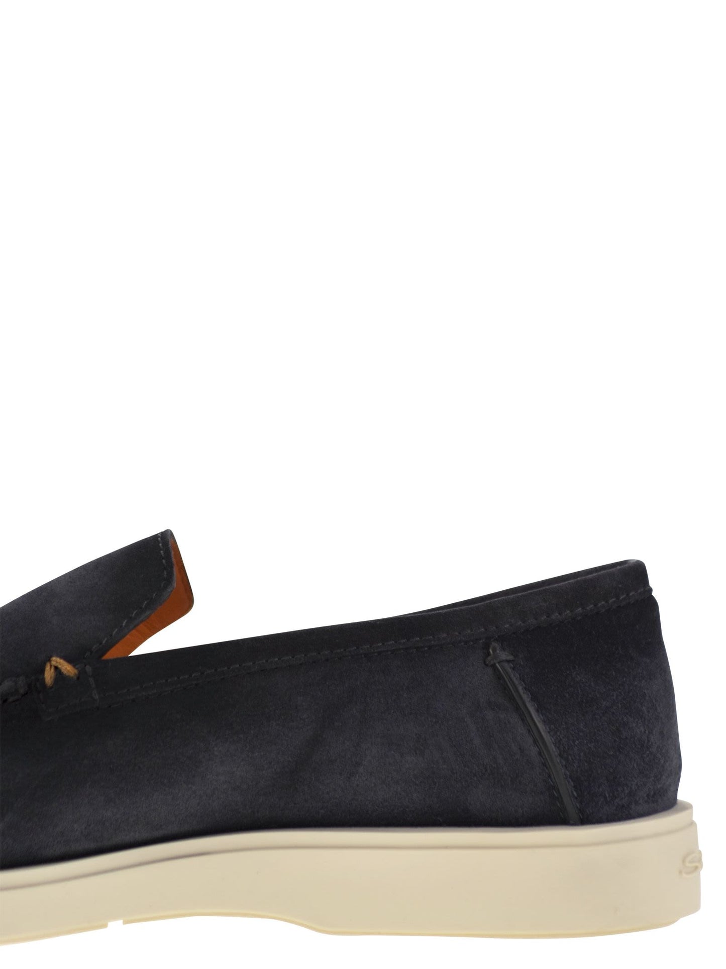 Santoni Men Suede Moccasin SANTONI
