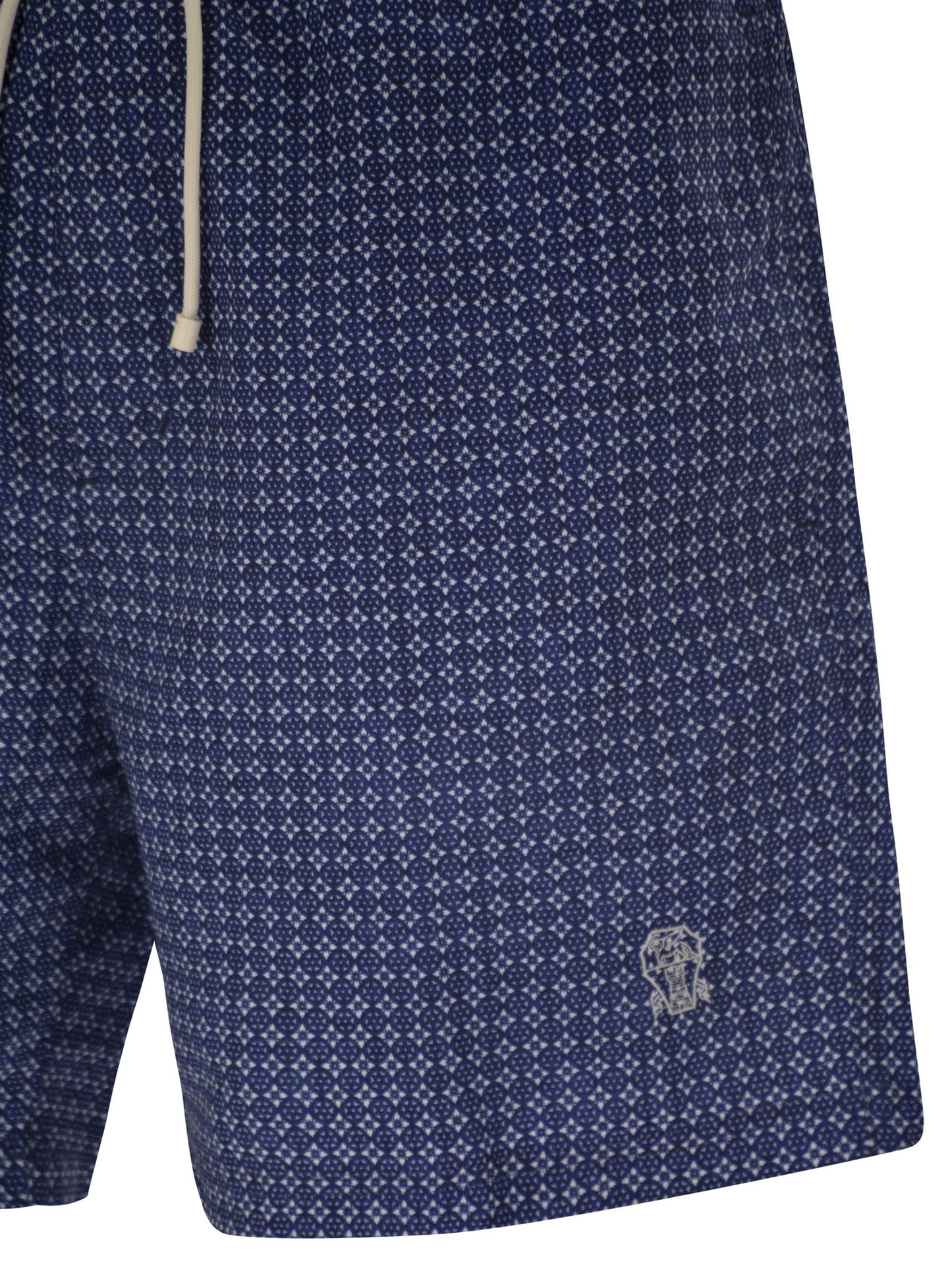 Brunello Cucinelli Men Nylon Swimsuit With Floral Print BRUNELLO CUCINELLI