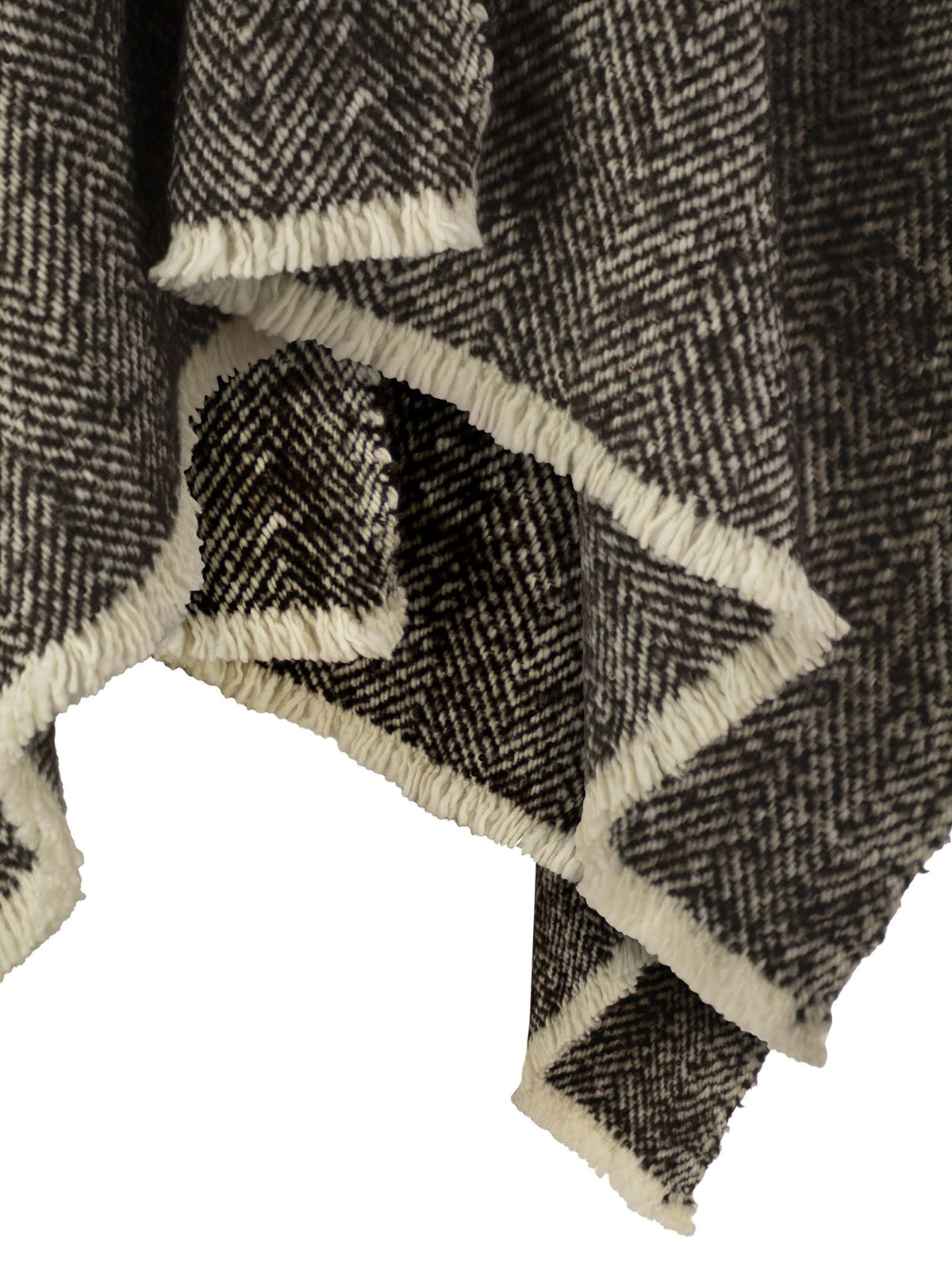 Brunello Cucinelli Women Herringbone Wool, Cashmere And Alpaca Cape BRUNELLO CUCINELLI