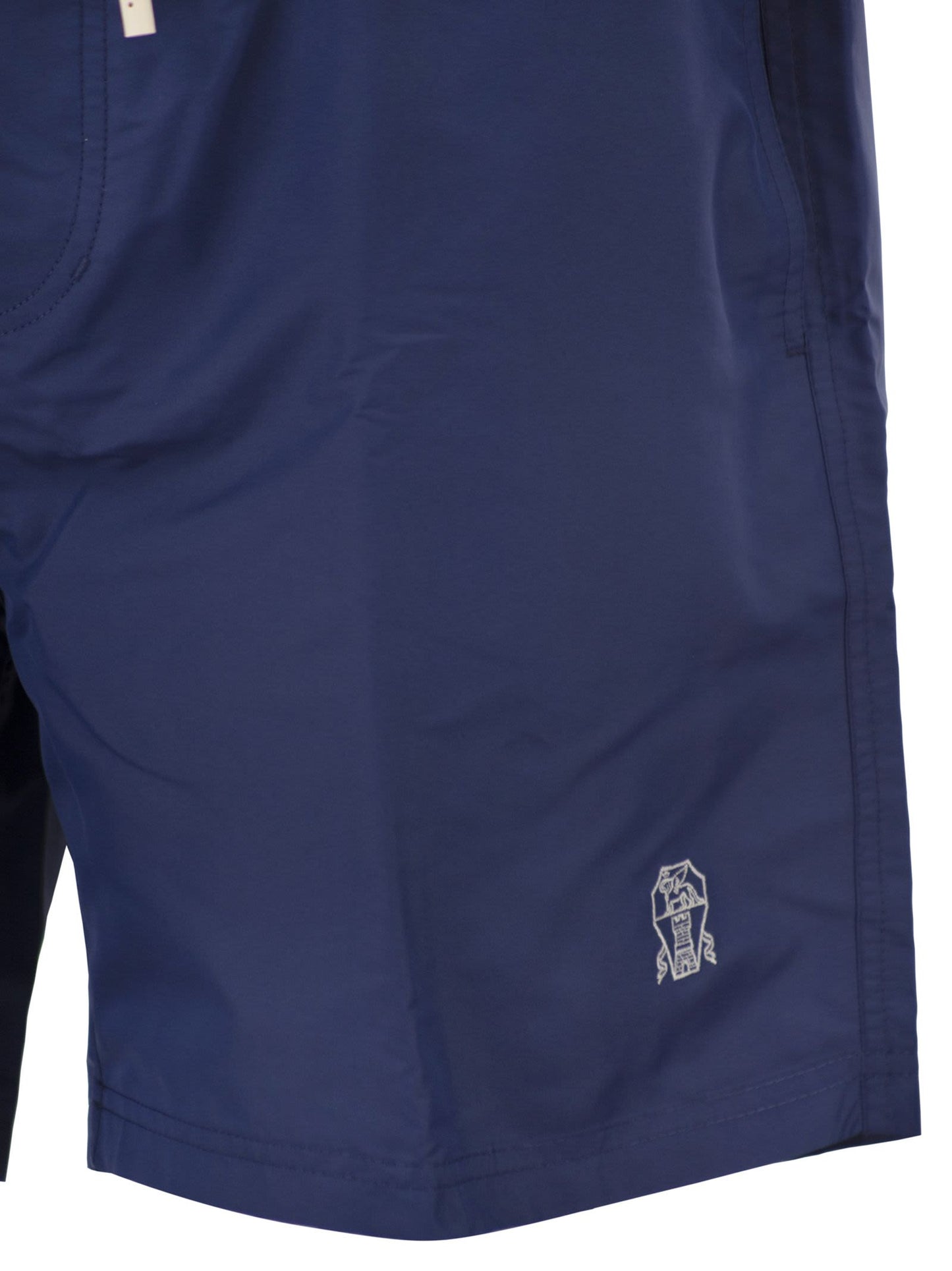 Brunello Cucinelli Men Swimming Costume With Elastic And Drawstring BRUNELLO CUCINELLI