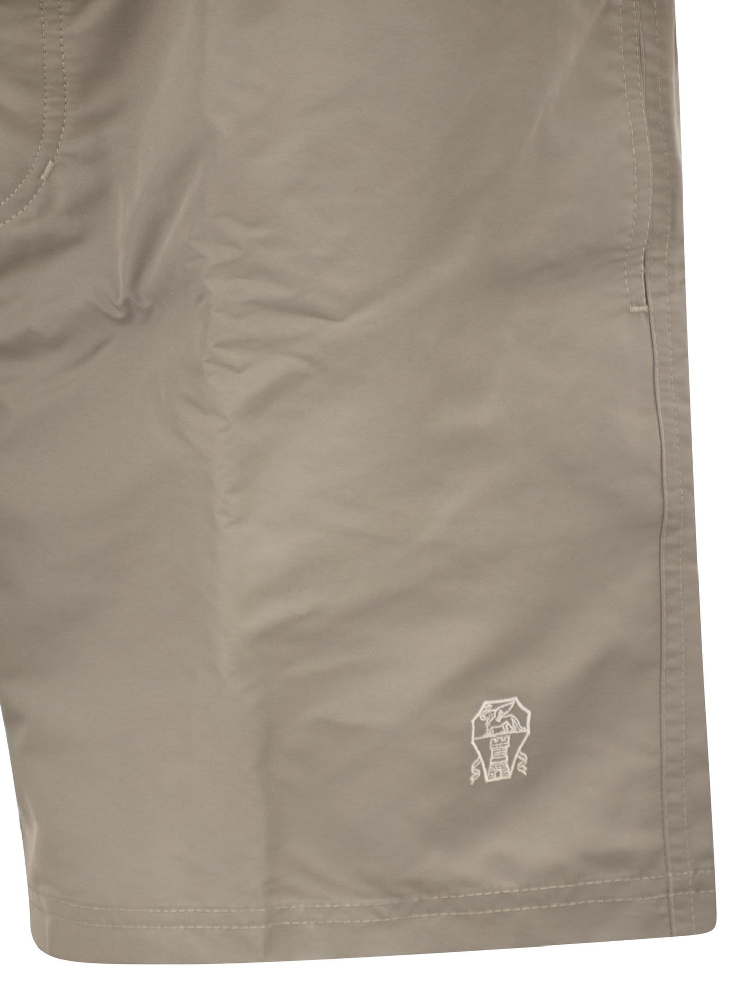 Brunello Cucinelli Men Swimming Costume With Elastic And Drawstring BRUNELLO CUCINELLI