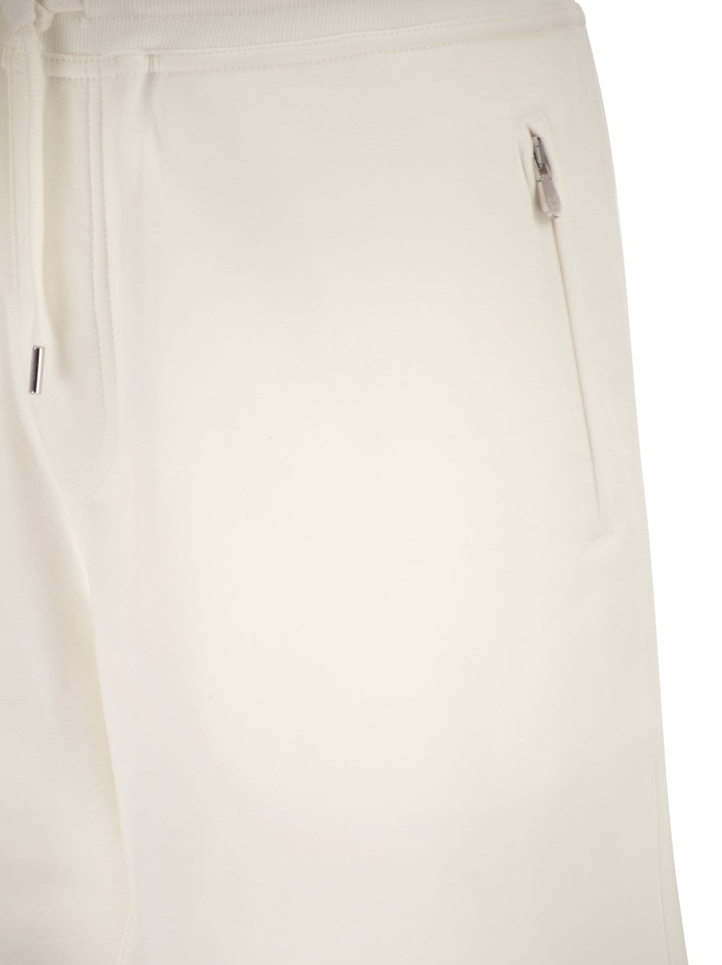 Brunello Cucinelli Men Techno Cotton Fleece Bermuda Shorts BRUNELLO CUCINELLI
