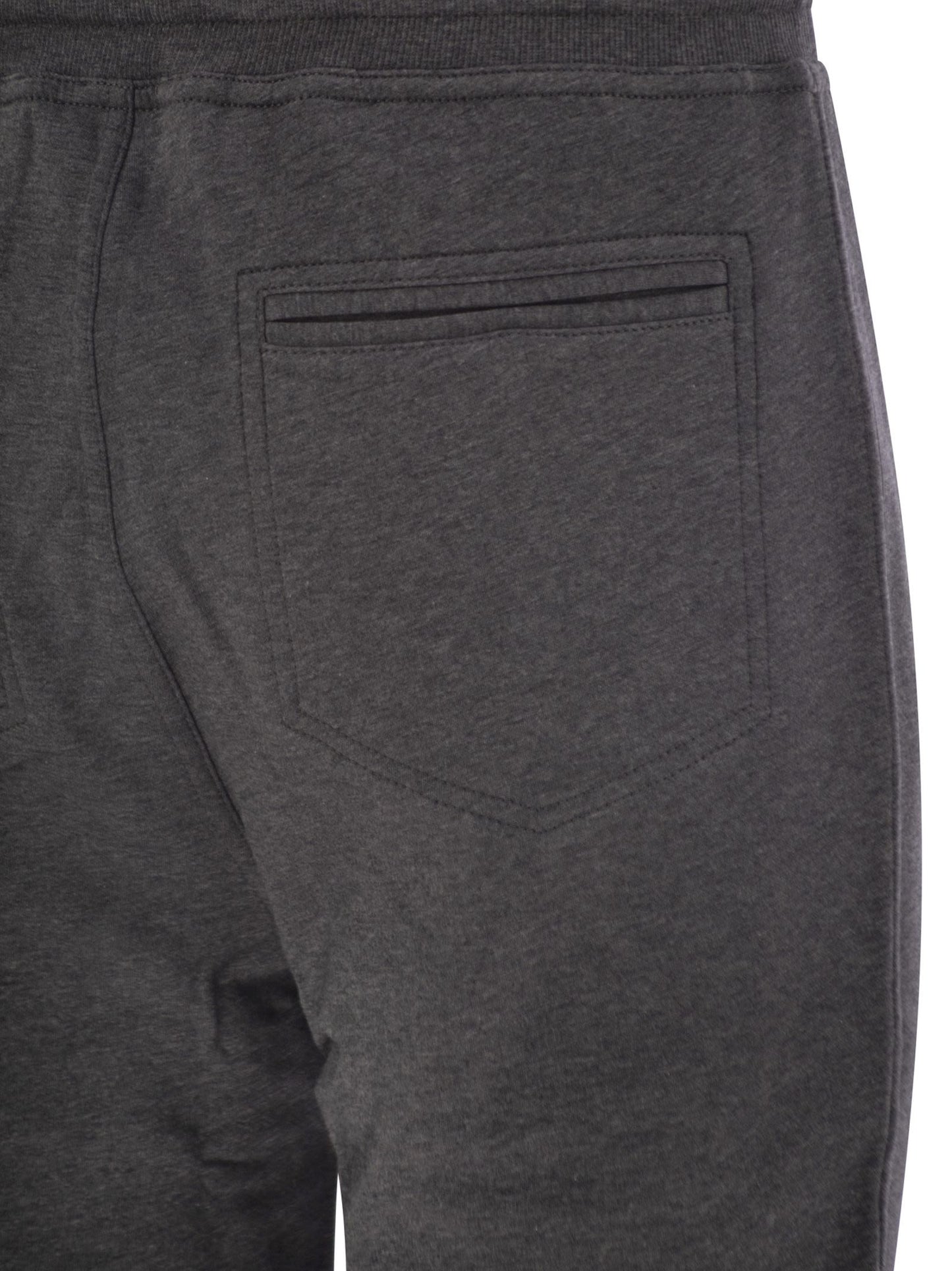Brunello Cucinelli Men Techno Cotton Fleece Trousers BRUNELLO CUCINELLI