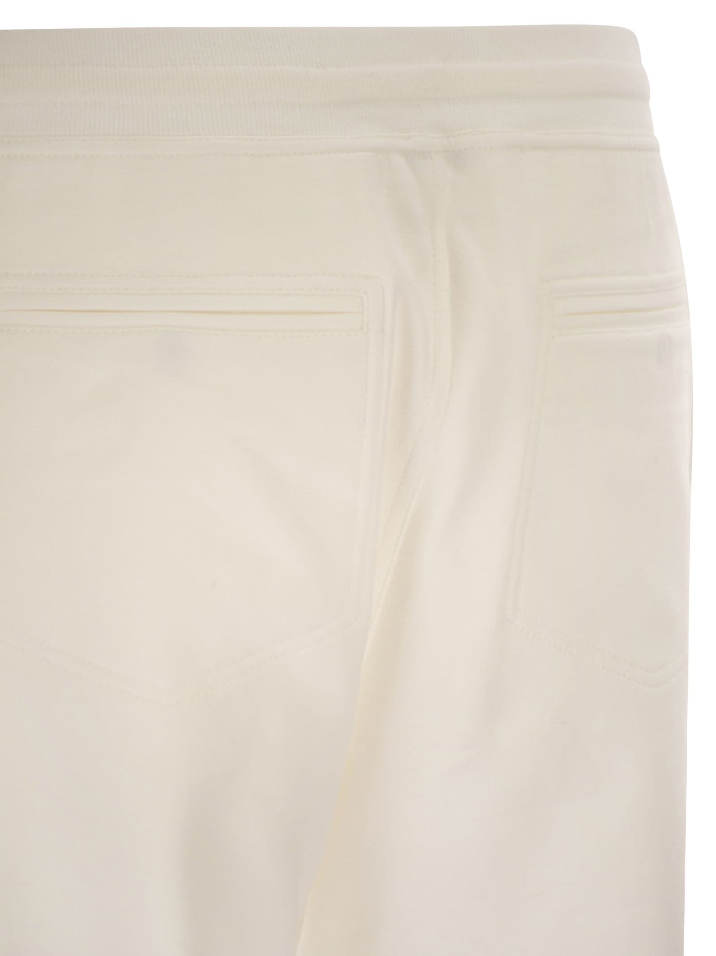 Brunello Cucinelli Men Techno Cotton Fleece Trousers BRUNELLO CUCINELLI