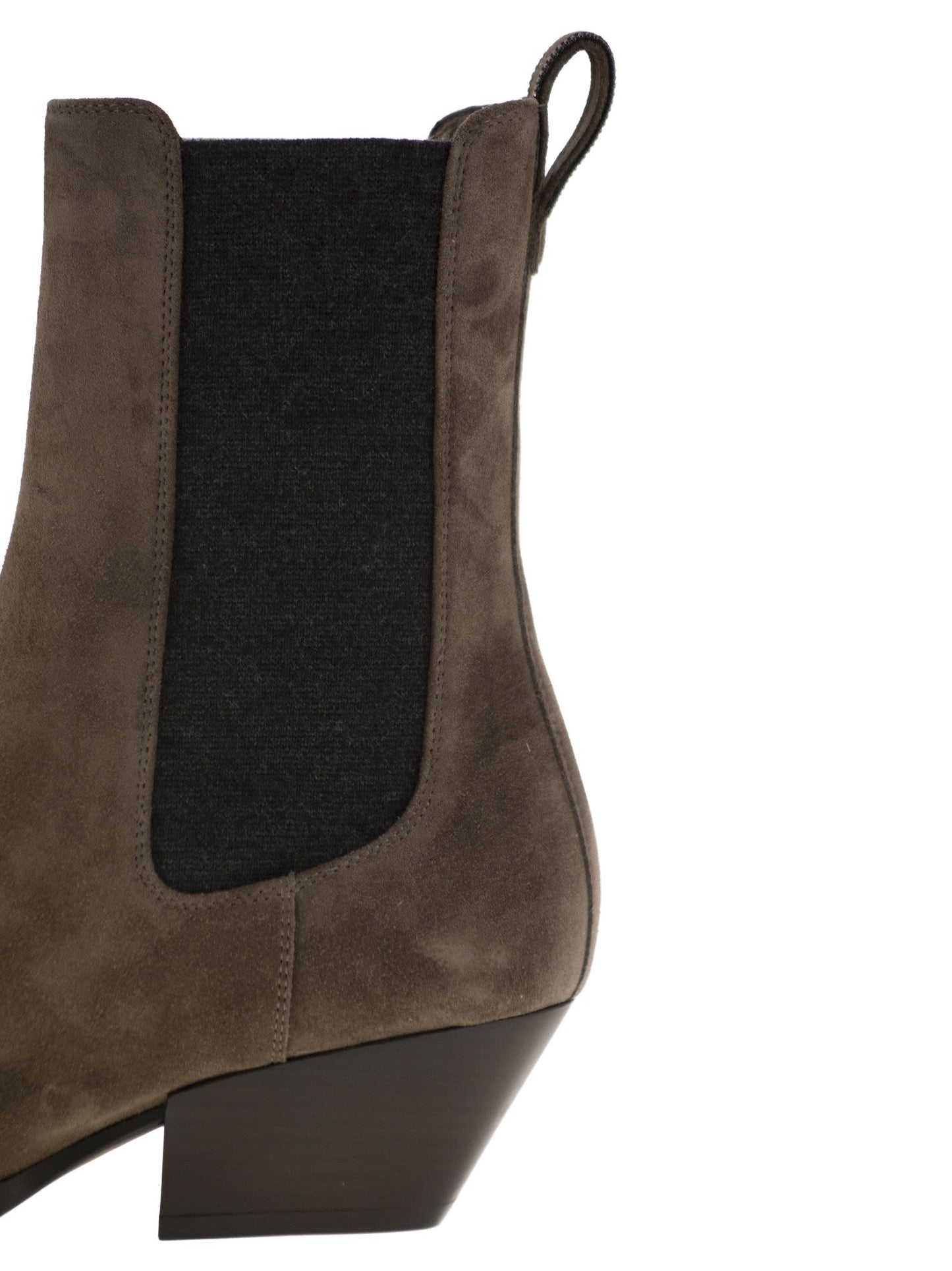 Brunello Cucinelli Women Texan Suede Ankle Boot BRUNELLO CUCINELLI