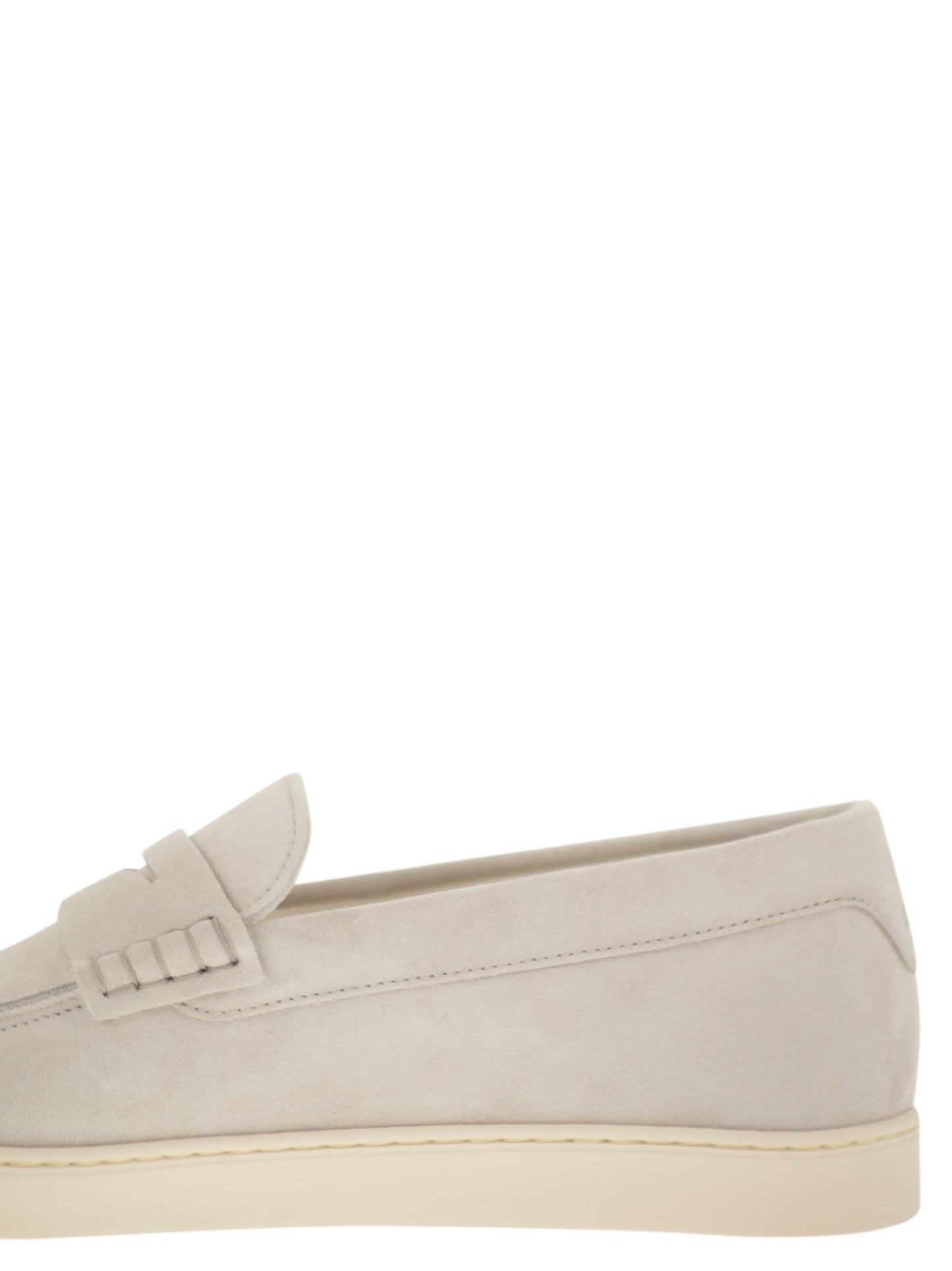 Brunello Cucinelli Men Suede Moccasin Trainers BRUNELLO CUCINELLI