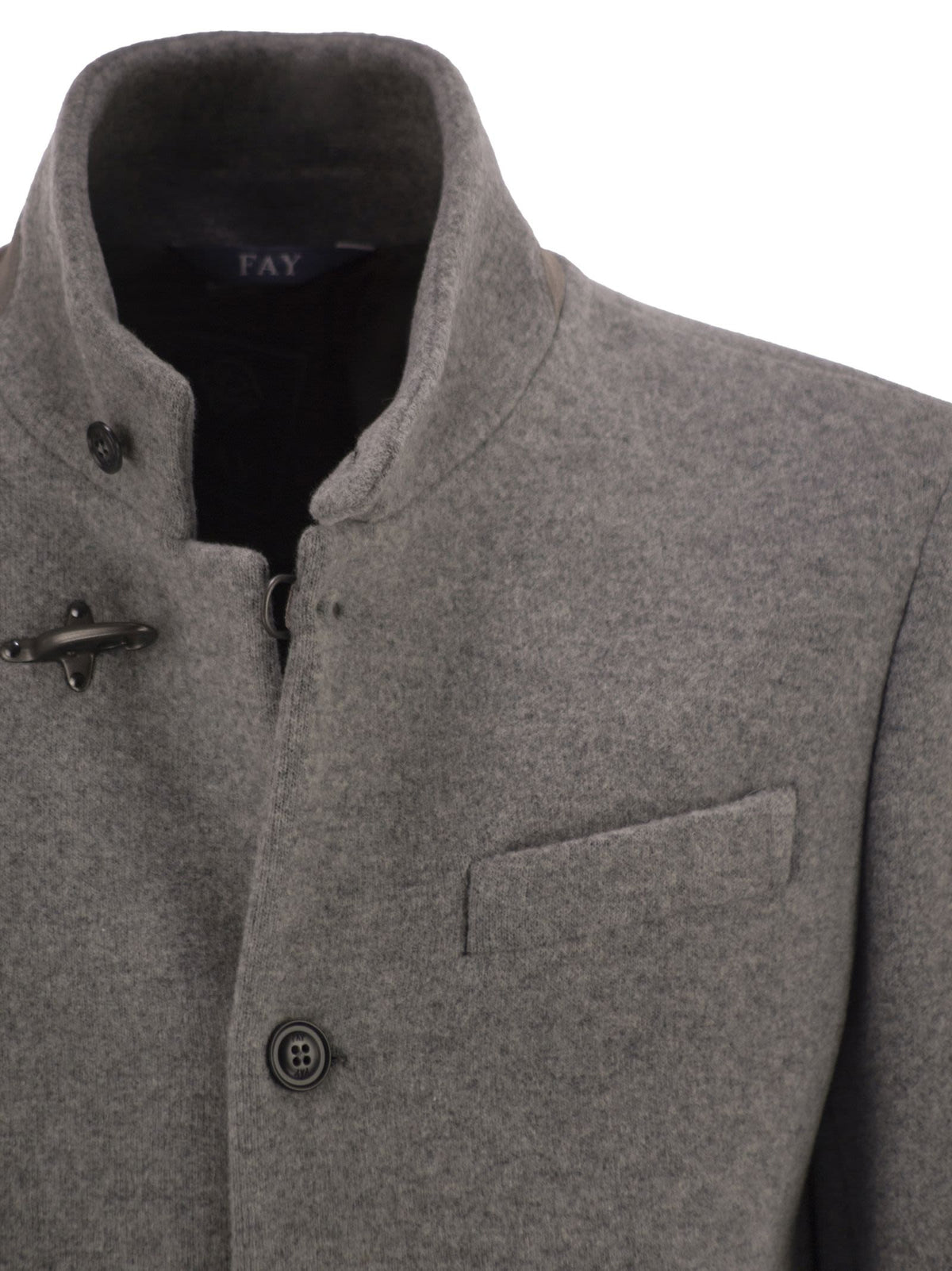 Fay Men Wool Pea Coat FAY