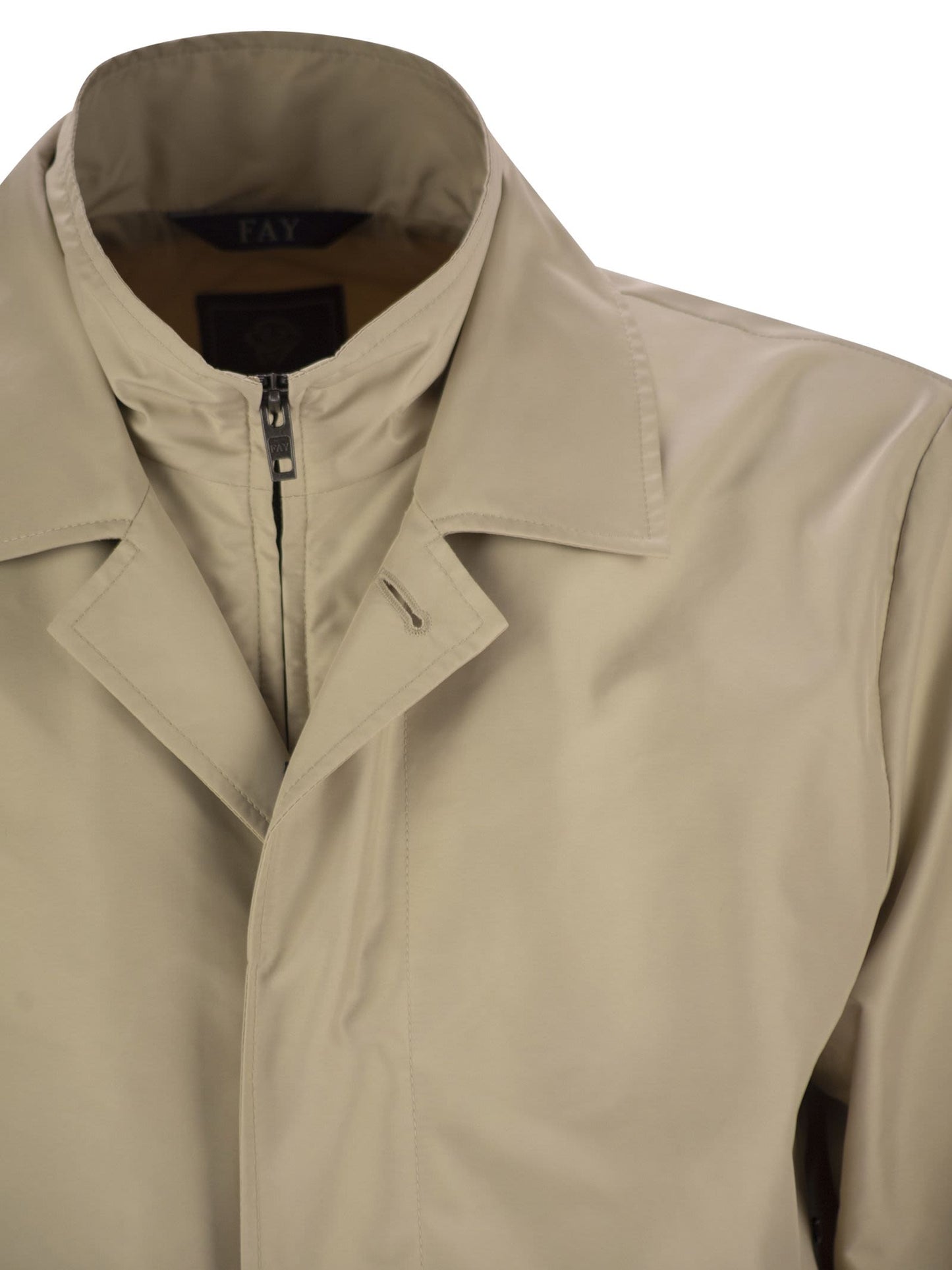 Fay Men Morning Coat In Technical Cotton FAY