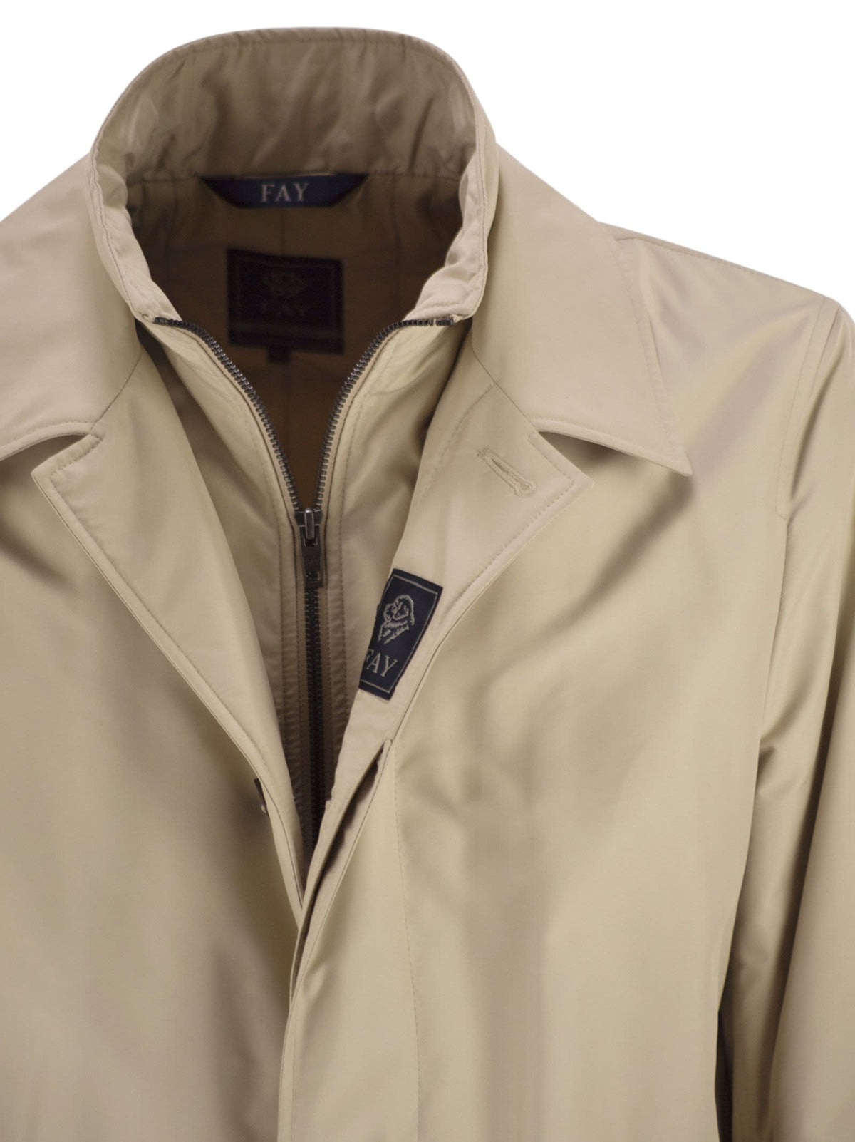 Fay Men Morning Coat In Technical Poplin FAY