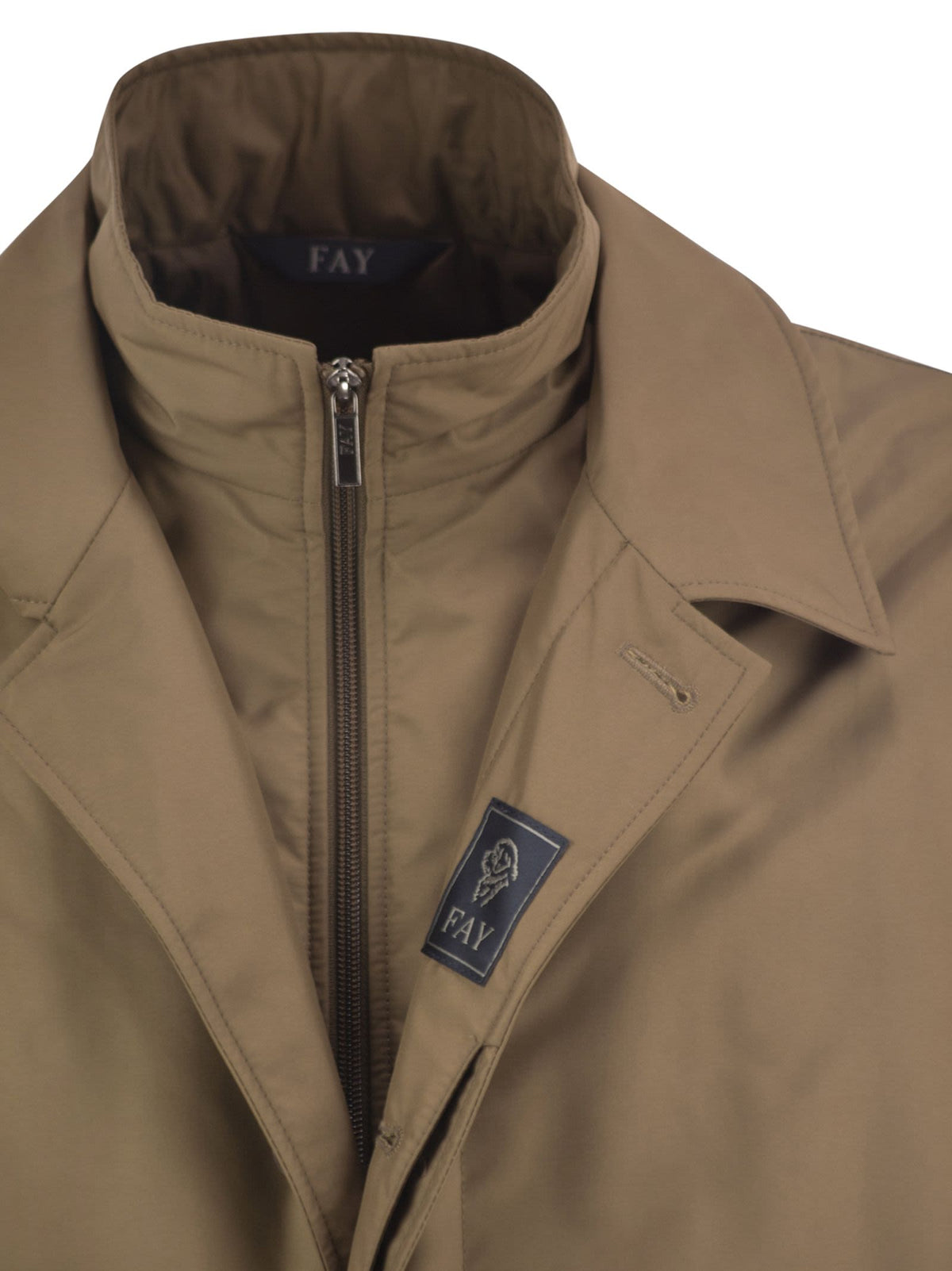 Fay Men Morning Coat - Padded Technical Fabric Coat FAY