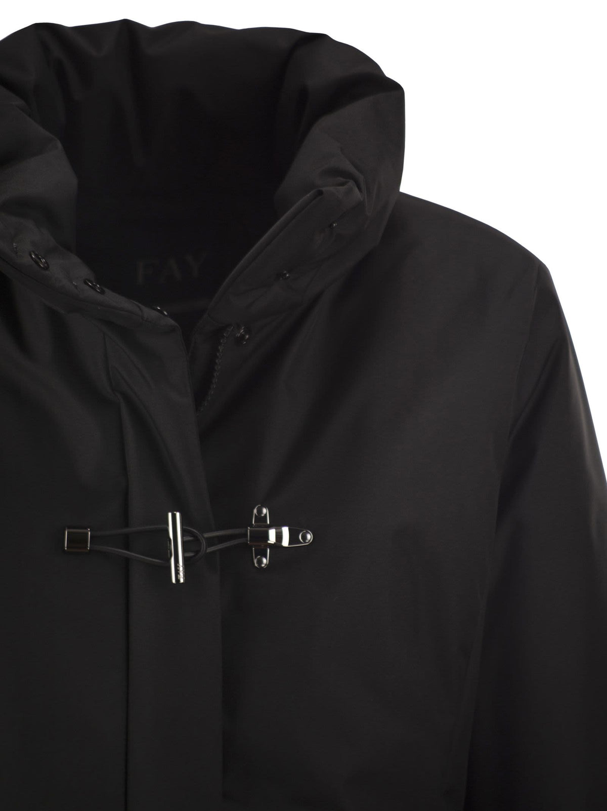 Fay Women Padded Jacket With High Collar And Fay Hook Fastening FAY