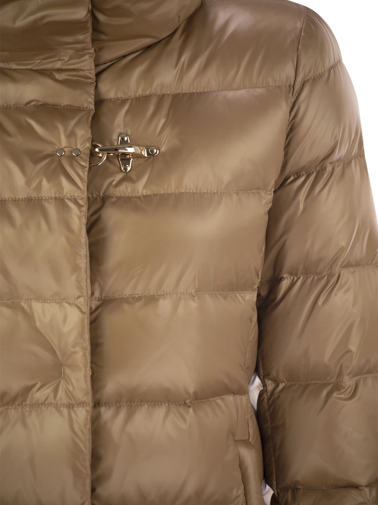 Fay Women Long Down Jacket With Hook FAY