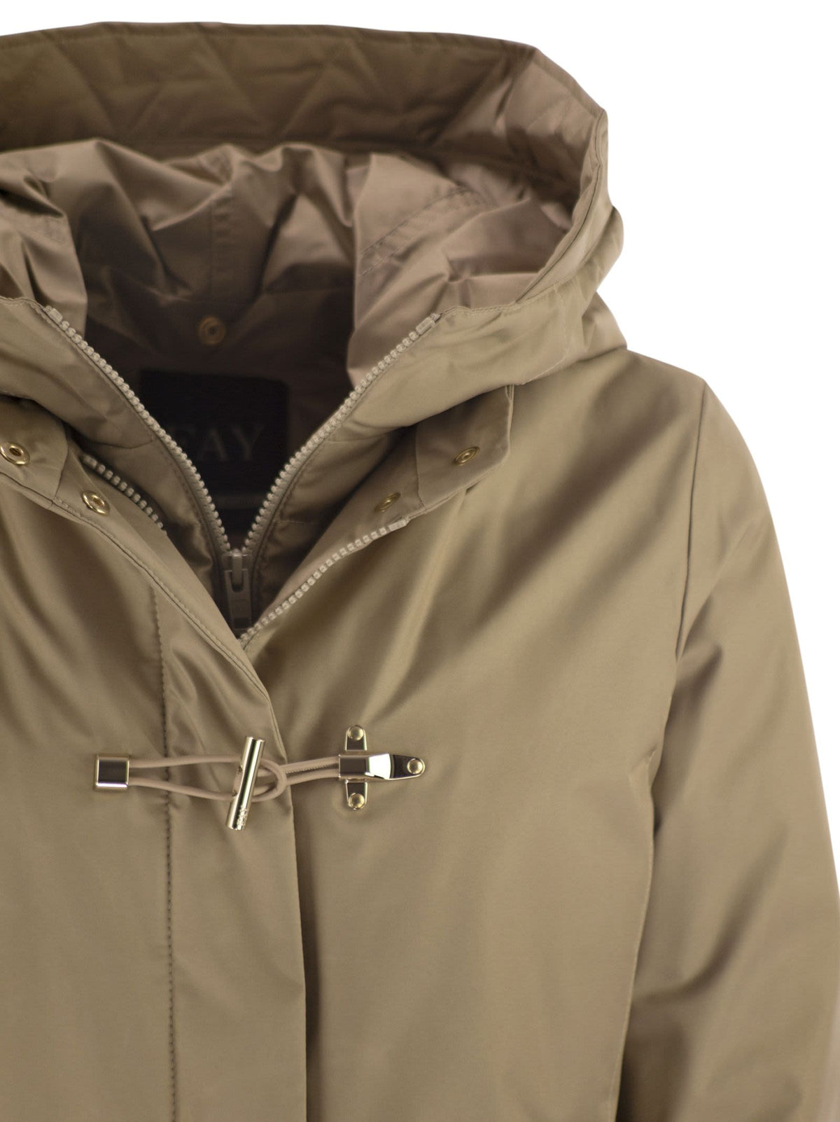 Fay Women Technical Gabardine Toggle Coat FAY