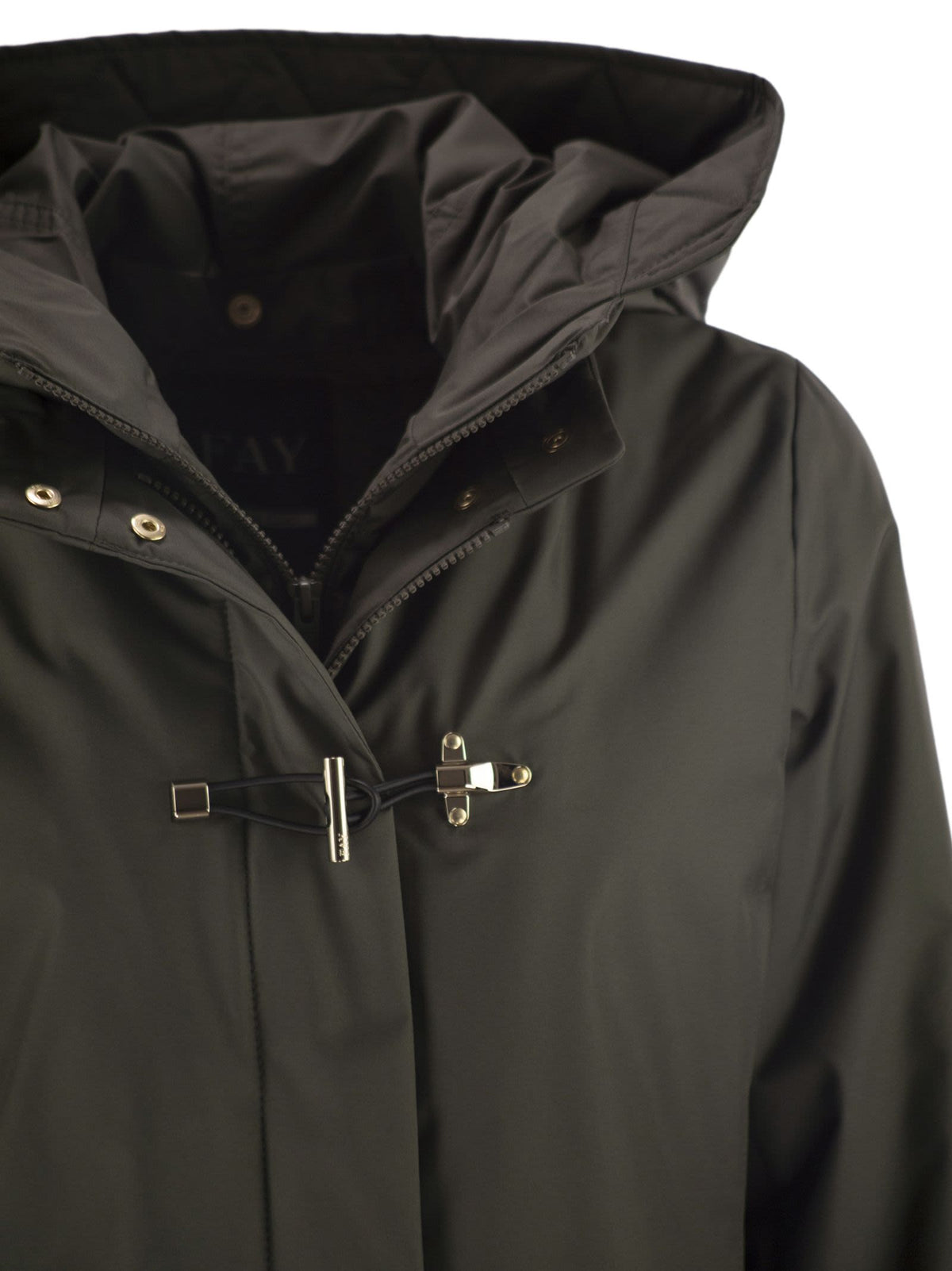 Fay Women Technical Gabardine Toggle Coat FAY