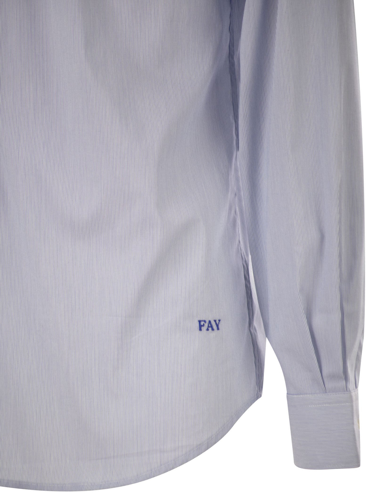 Fay Men Regular Fit Shirt In Striped Stretch Jersey FAY
