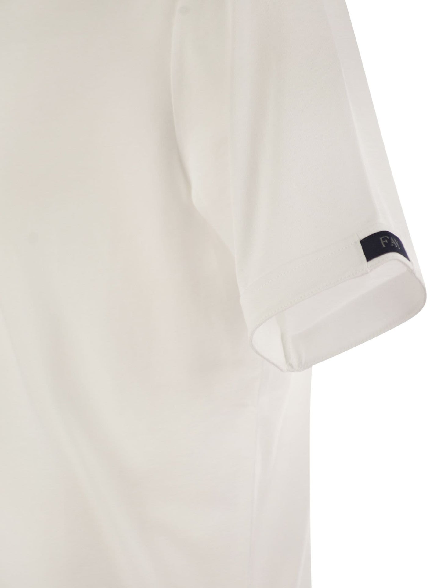 Fay Men Short-Sleeved Cotton Polo Shirt FAY