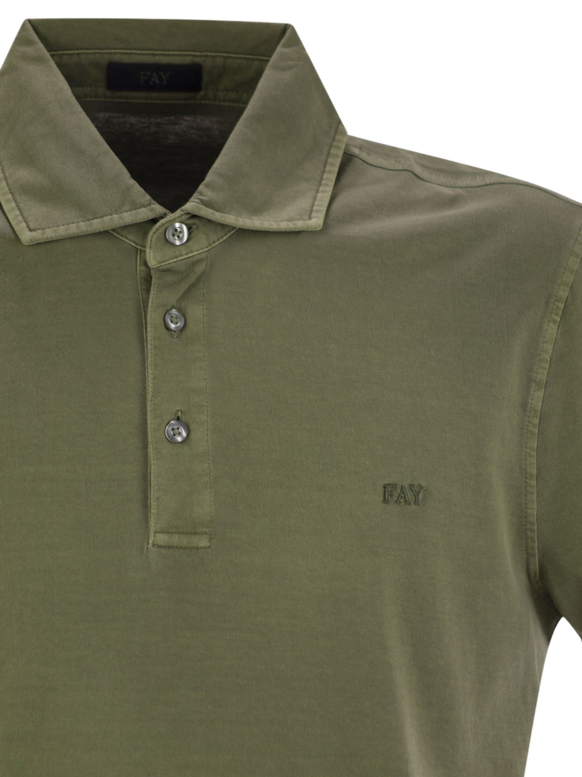 Fay Men Cotton Jersey Polo Shirt FAY