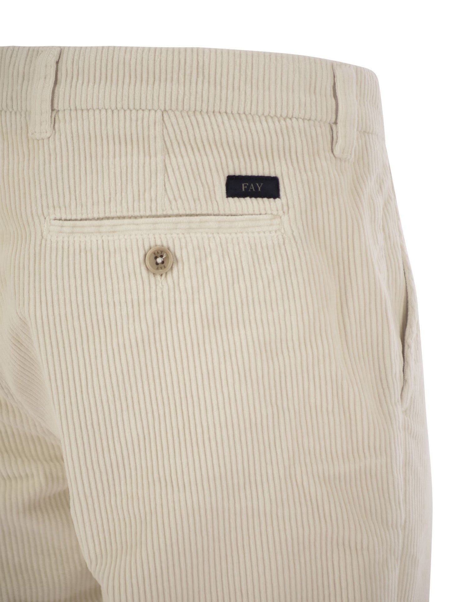 Fay Men Slim Corduroy Trousers FAY