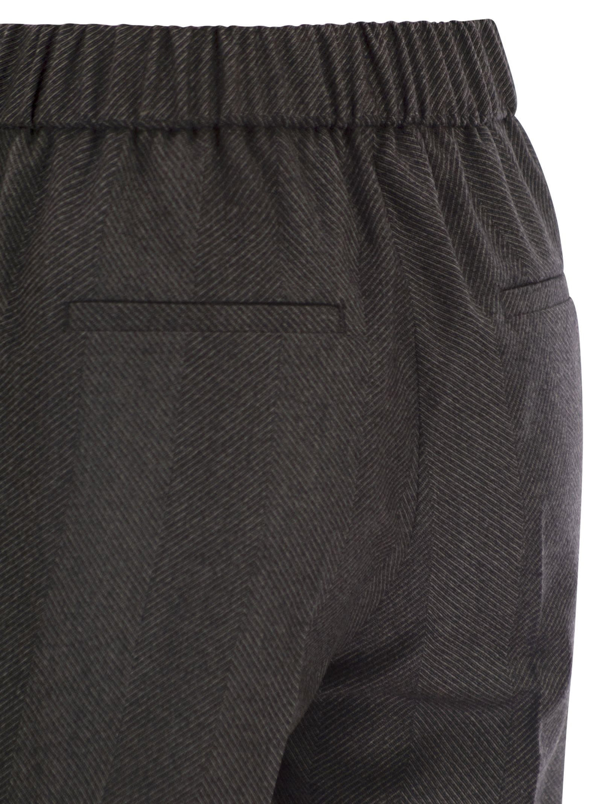 Peserico Women Stretch Virgin Wool Trousers PESERICO