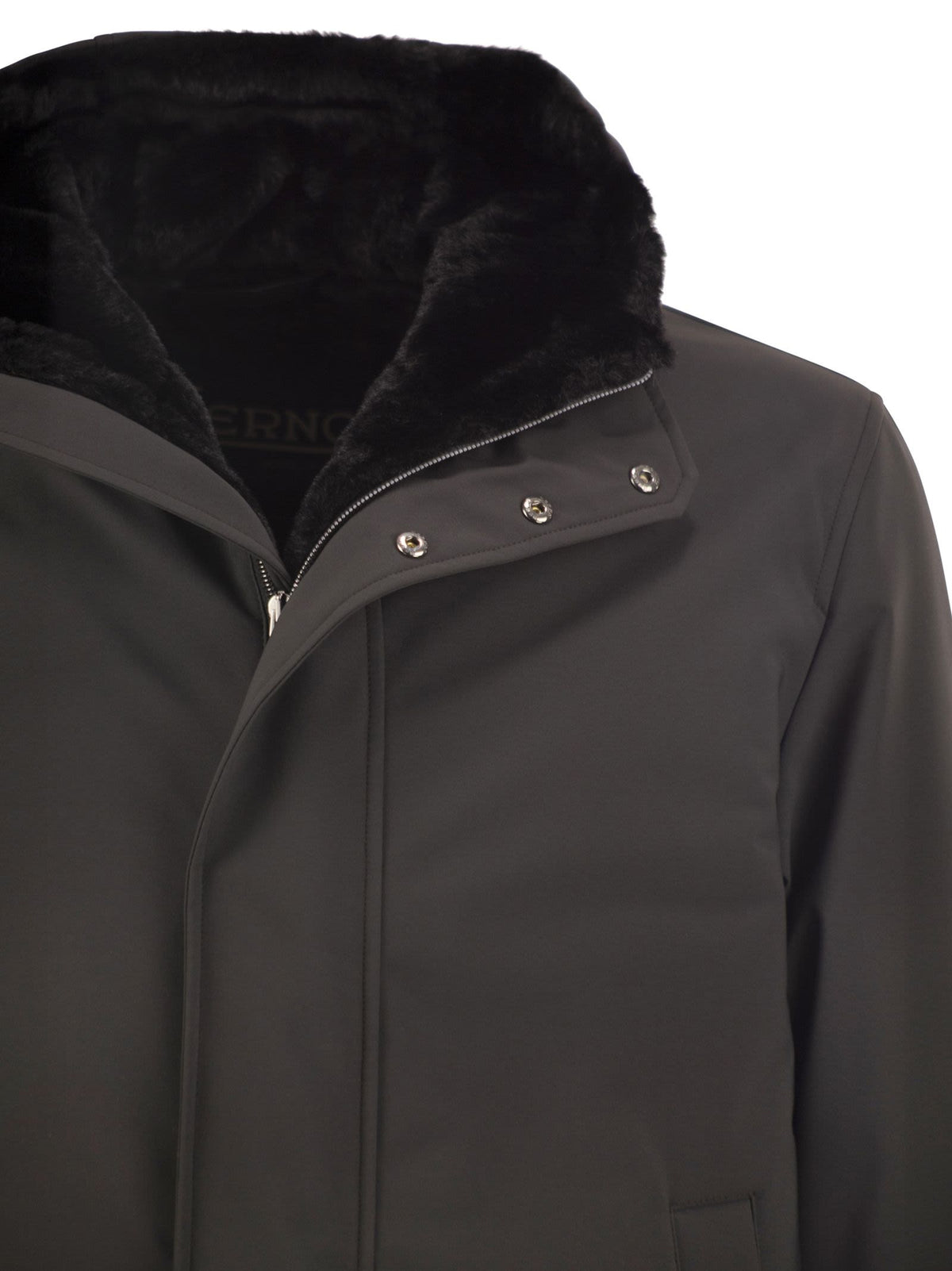 Herno Men Technical Hooded Coat HERNO