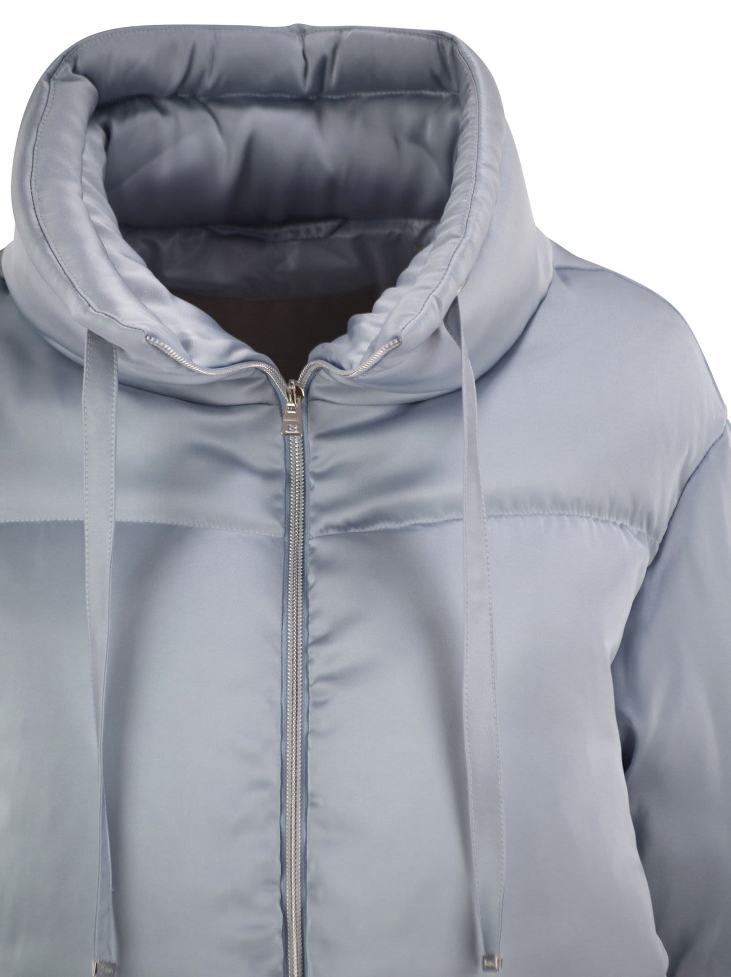 Herno Women High-Neck Down Jacket With Drawstring Collar HERNO