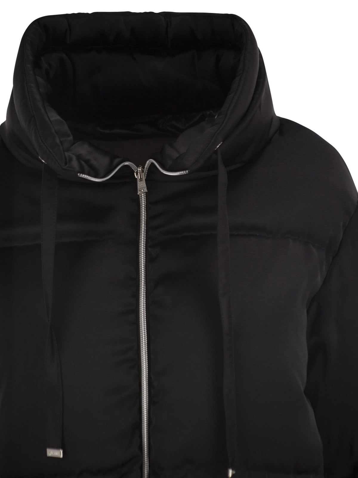 Herno Women High-Neck Down Jacket With Drawstring Collar HERNO