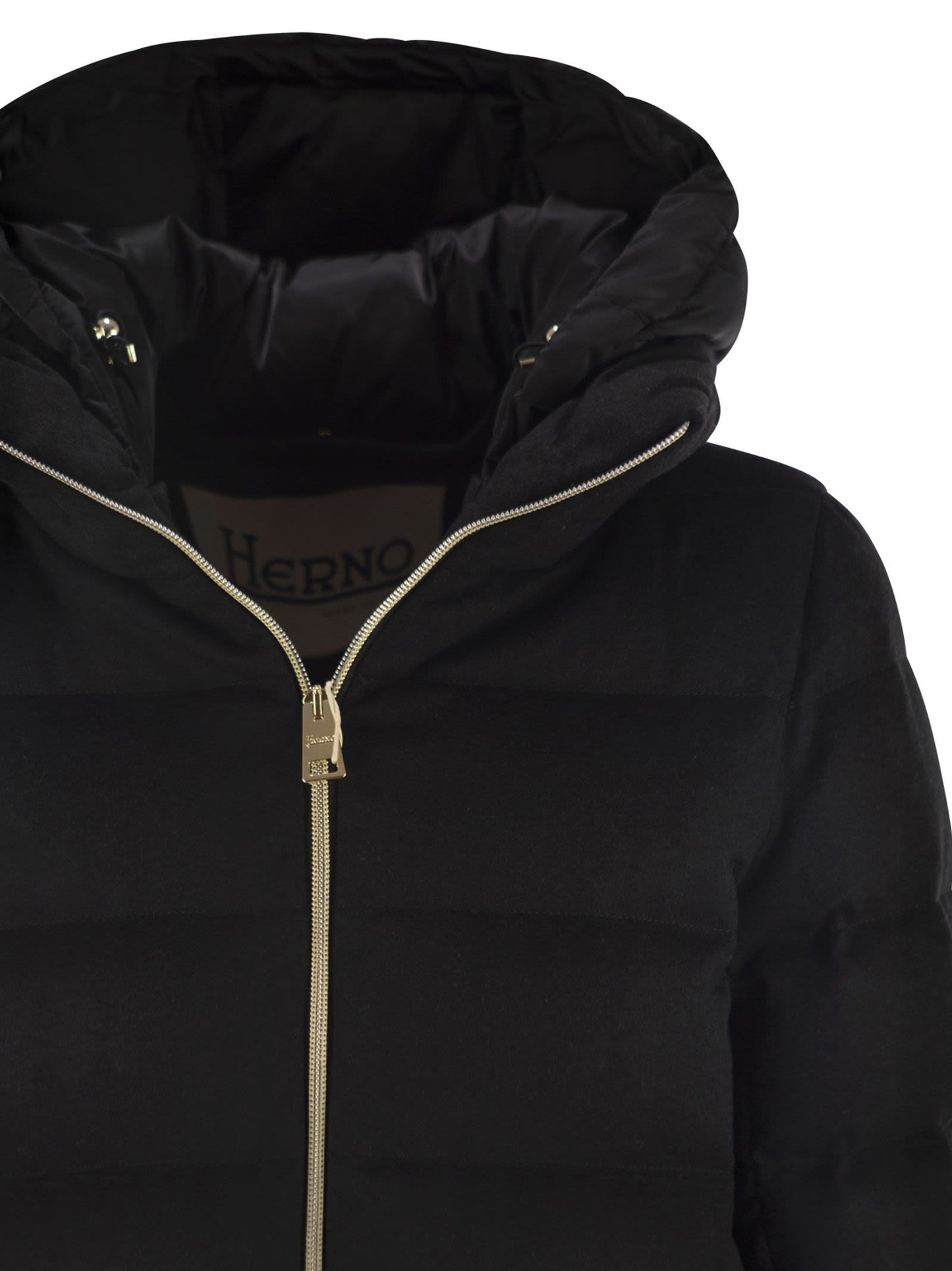 Herno Women Resort Silk And Cashmere Down Jacket