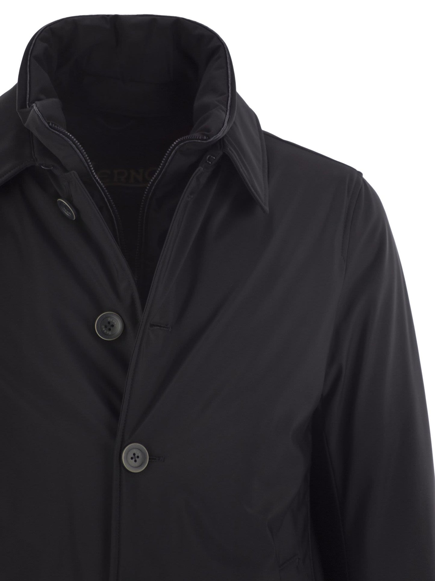 Herno Men Long Down Jacket With Buttons HERNO