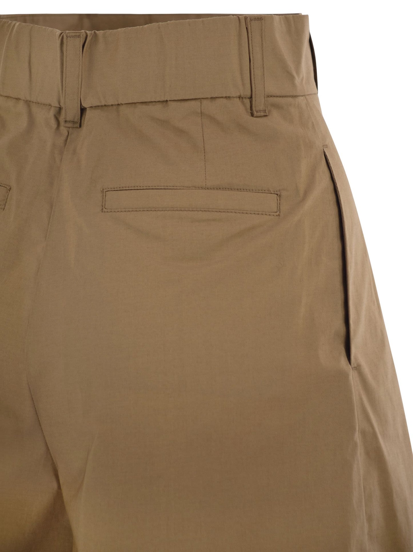 Herno Women Stretch Cotton Bermuda Shorts HERNO