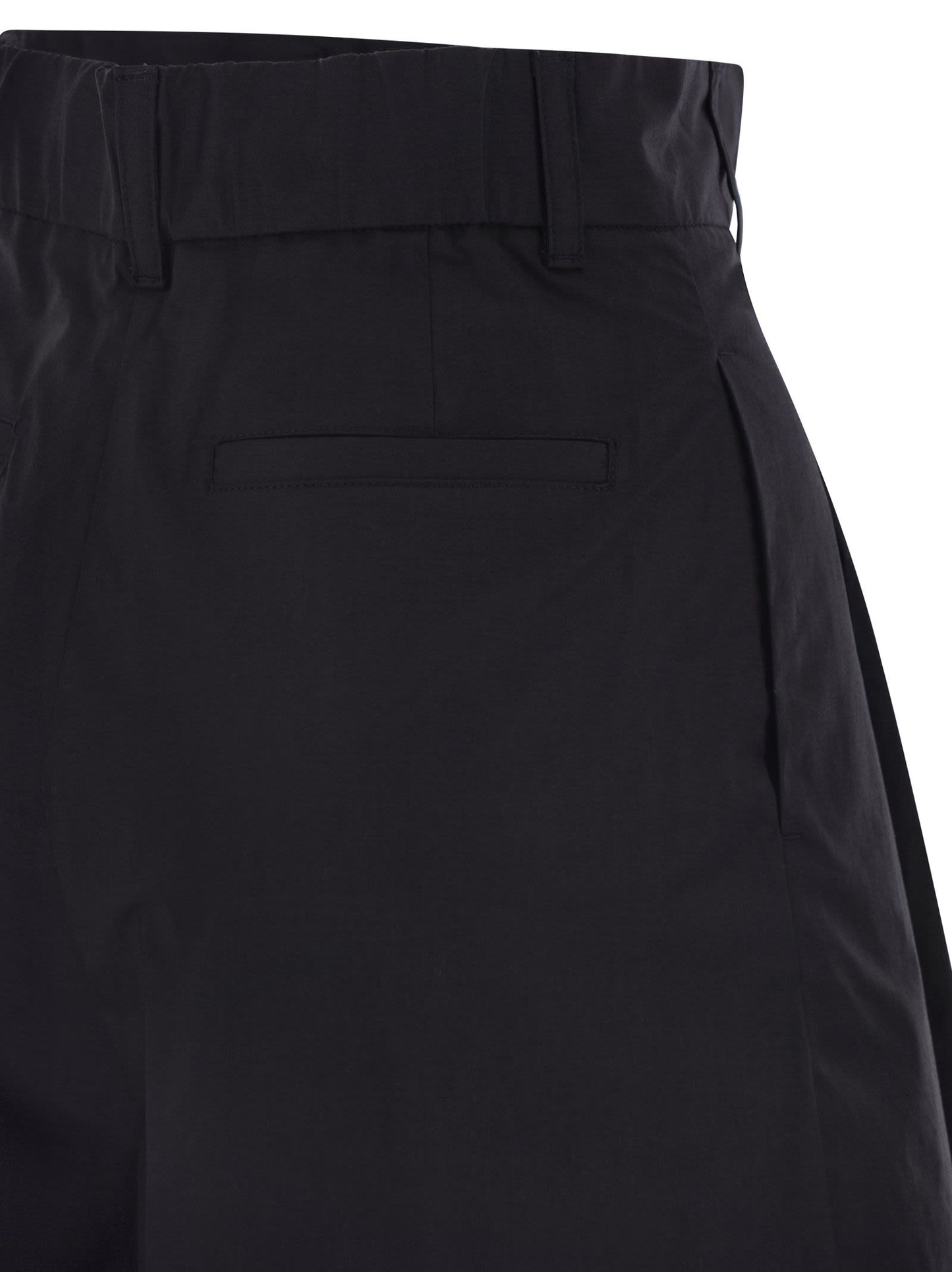 Herno Women Stretch Cotton Bermuda Shorts HERNO