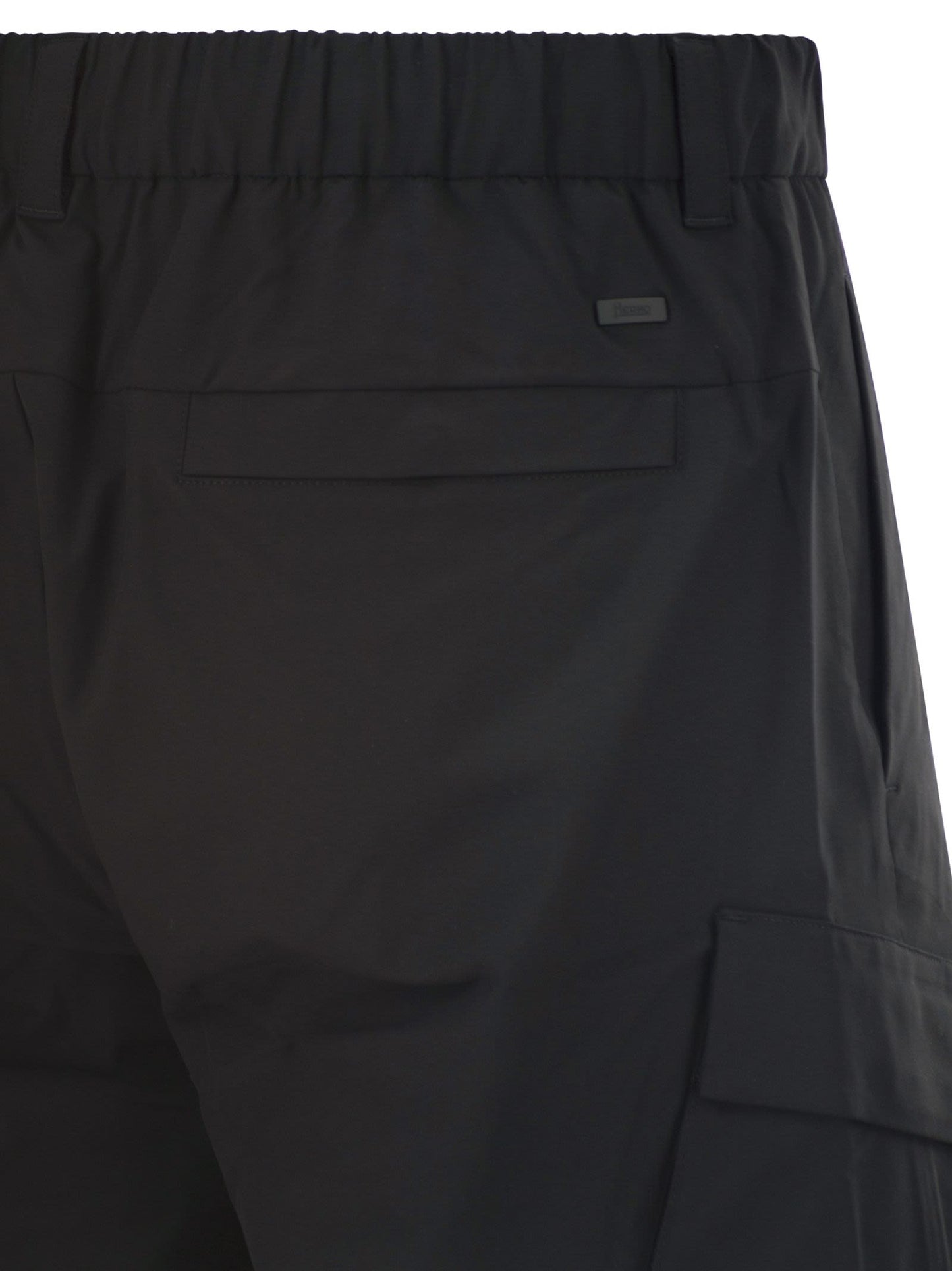 Herno Men Technical Fabric Cargo Bermuda Shorts HERNO