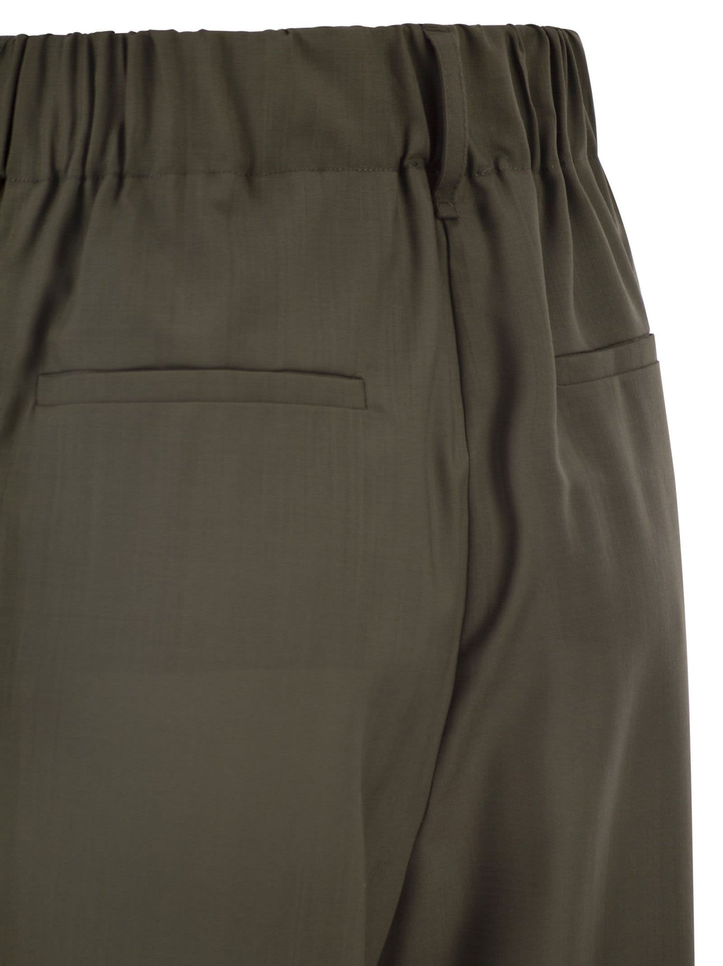 Herno Women Trousers In Tropical Wool HERNO